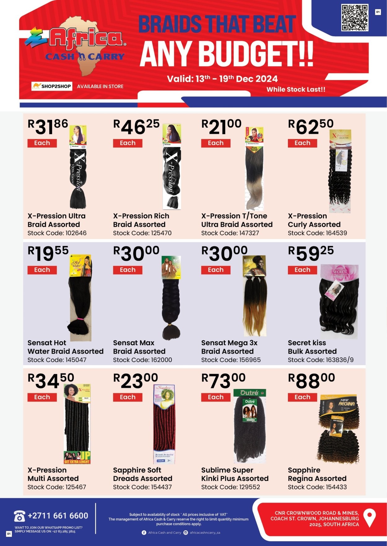 Africa Cash & Carry Catalogue - Saturday Promo