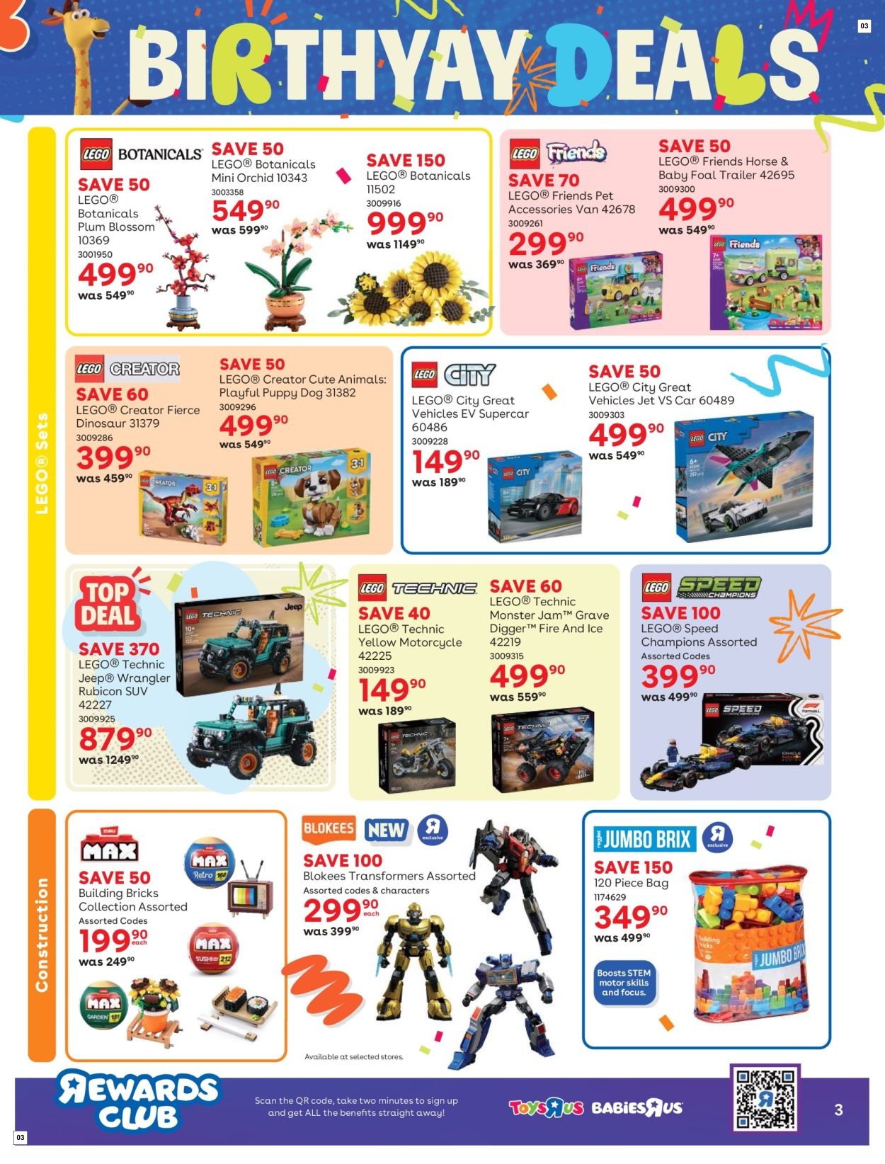 Toys R Us Specials 25 Jun - 10 Aug - Page 3