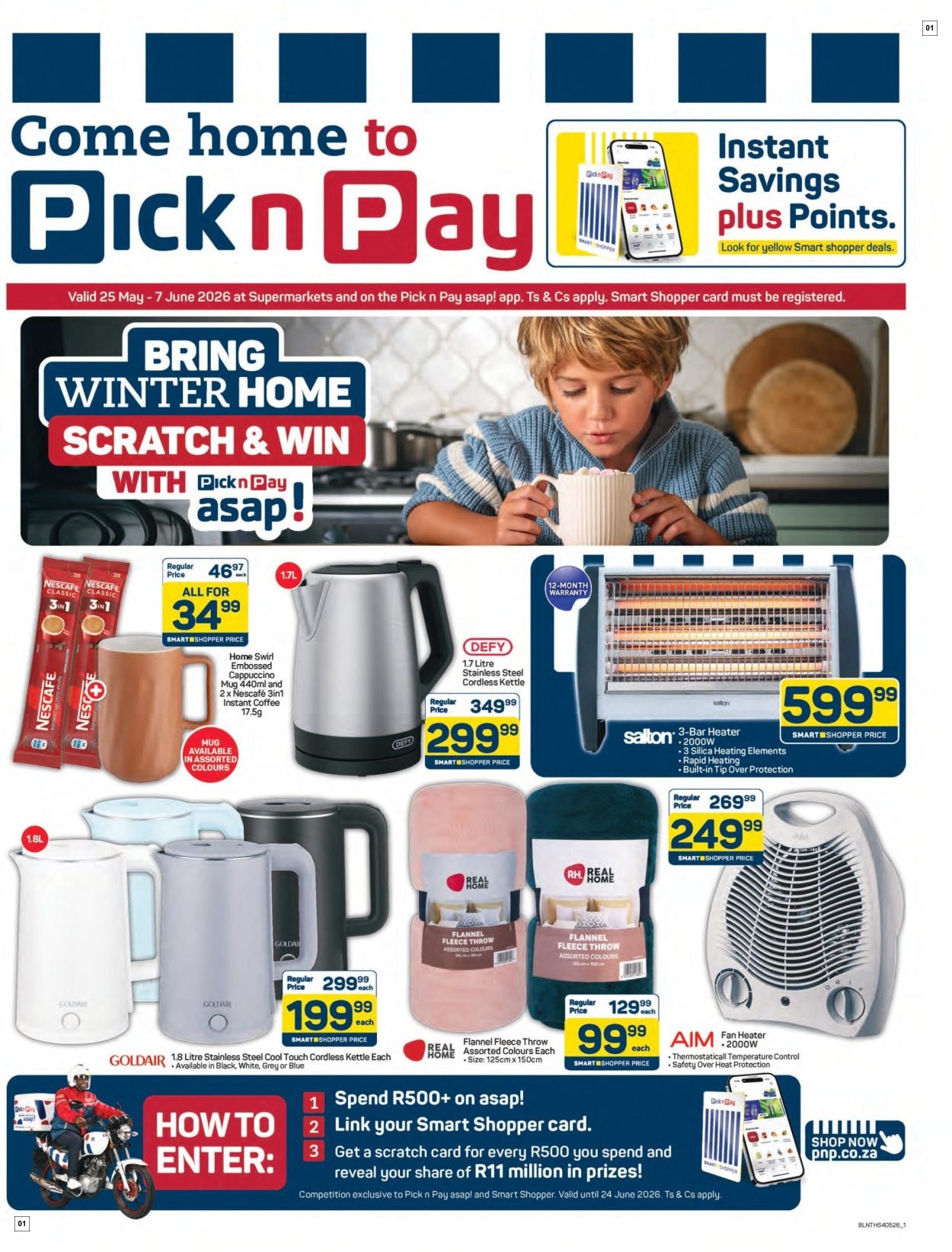 Pick N Pay Supermarket Winter Specials