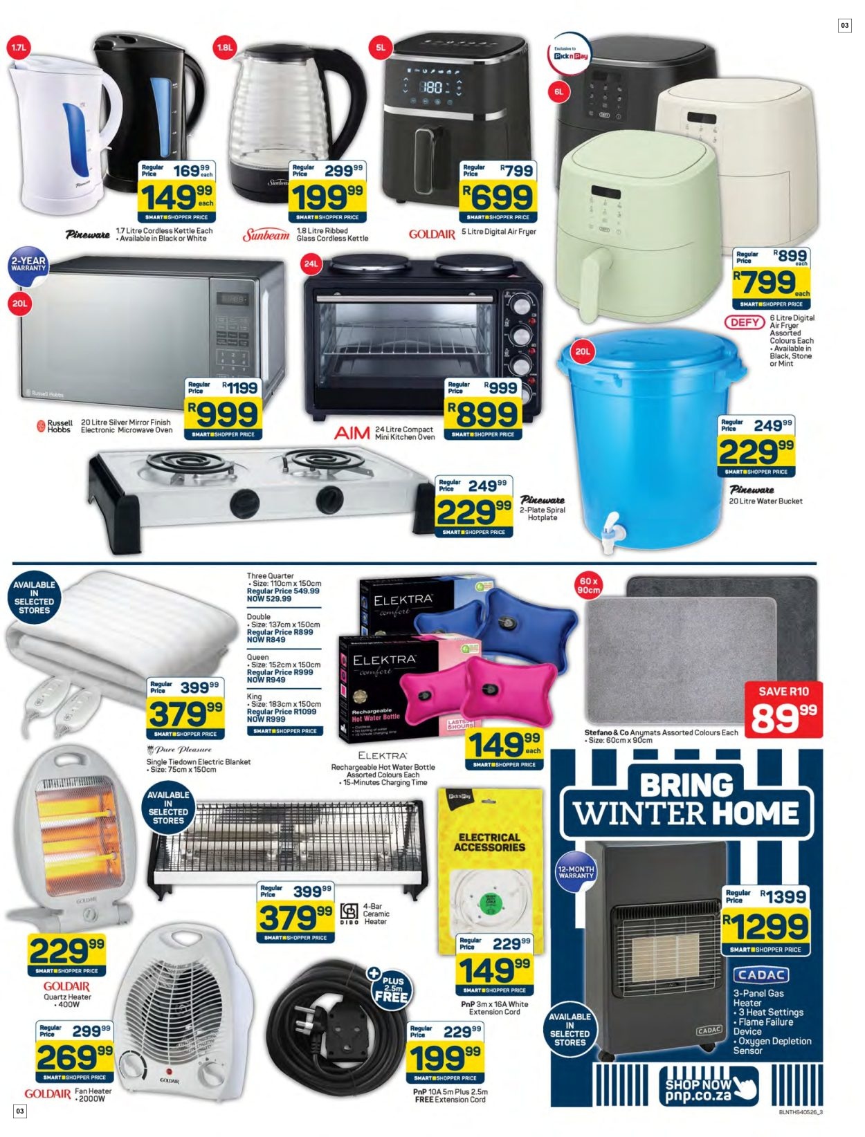 Pick N Pay Supermarket Winter Specials - Page 3