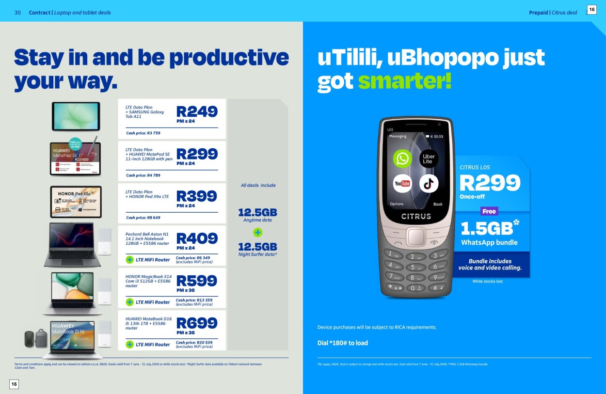 Telkom Specials 07 Jun - 31 Jul - Page 16