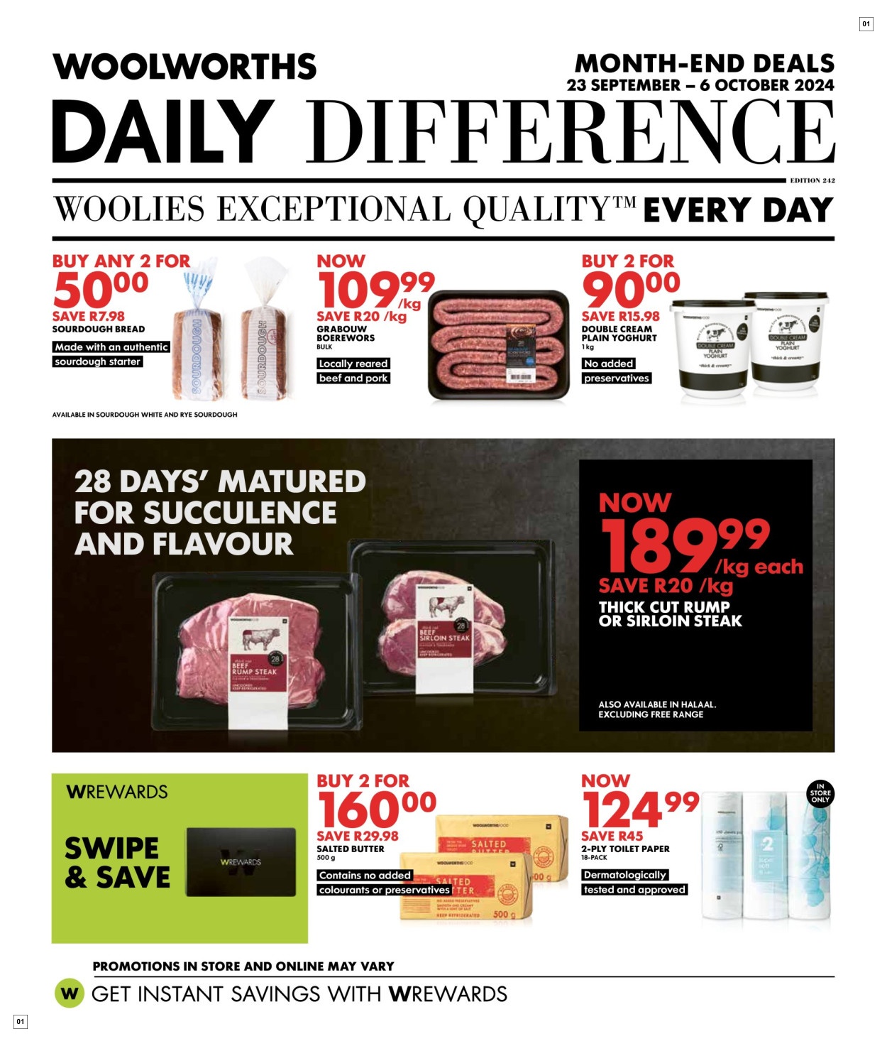 Woolworths Daily Difference