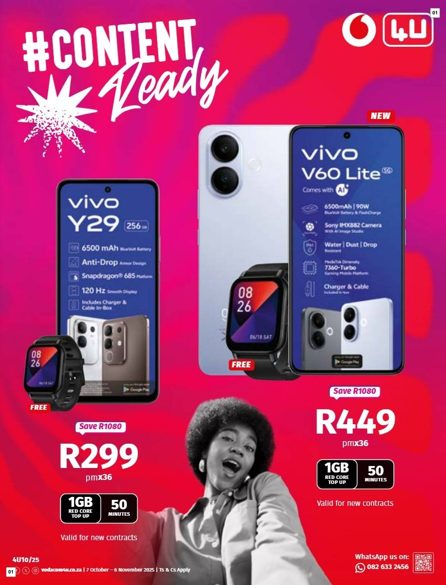 Vodacom Specials 07 Oct - 06 Nov