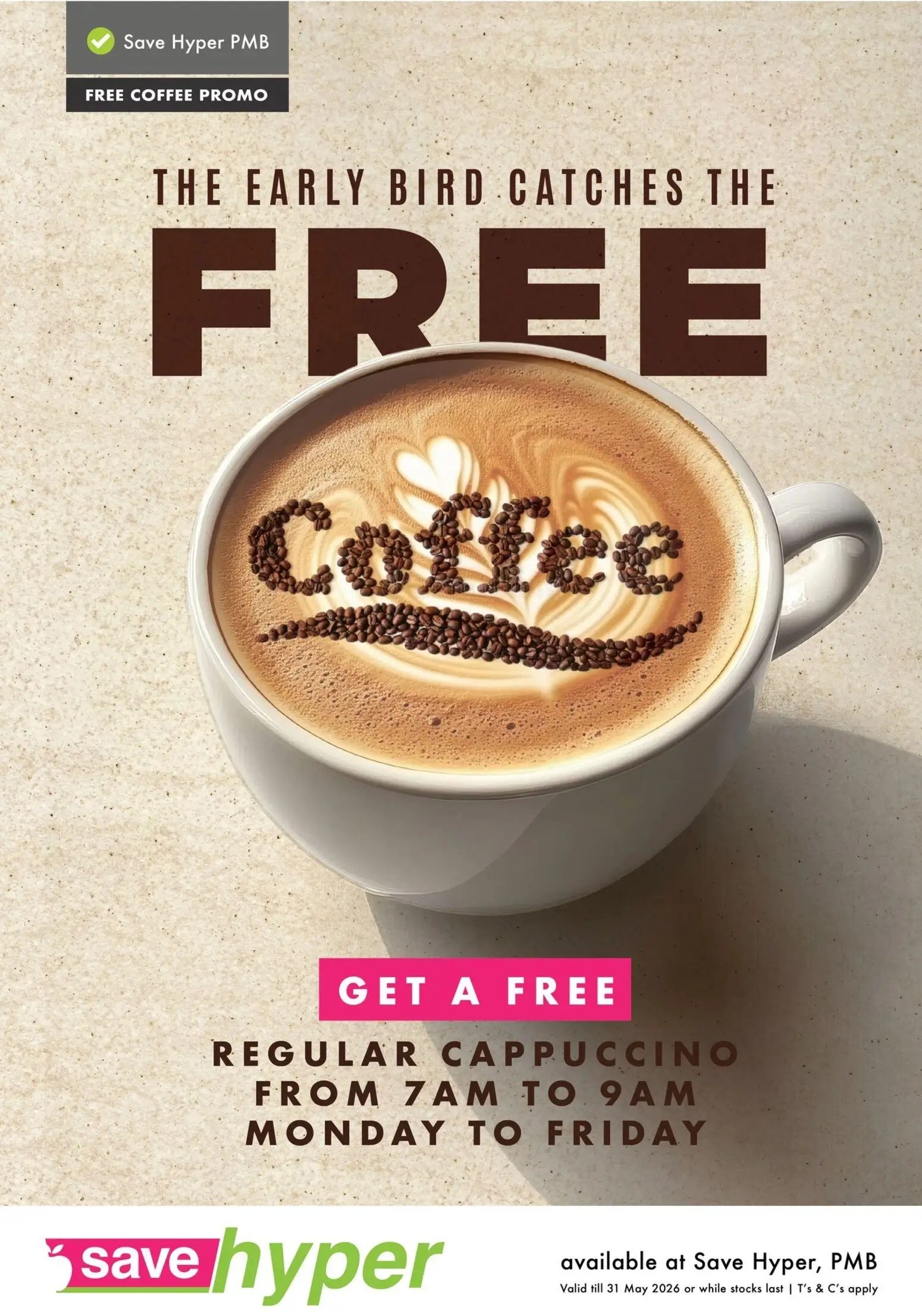 Save Free Coffee
