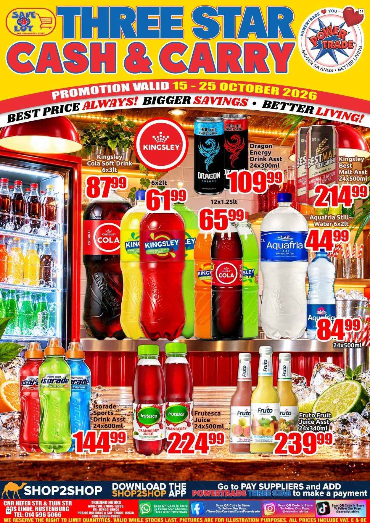 Three Star Cash And Carry Specials 15 Oct - 25 Oct - Page 3