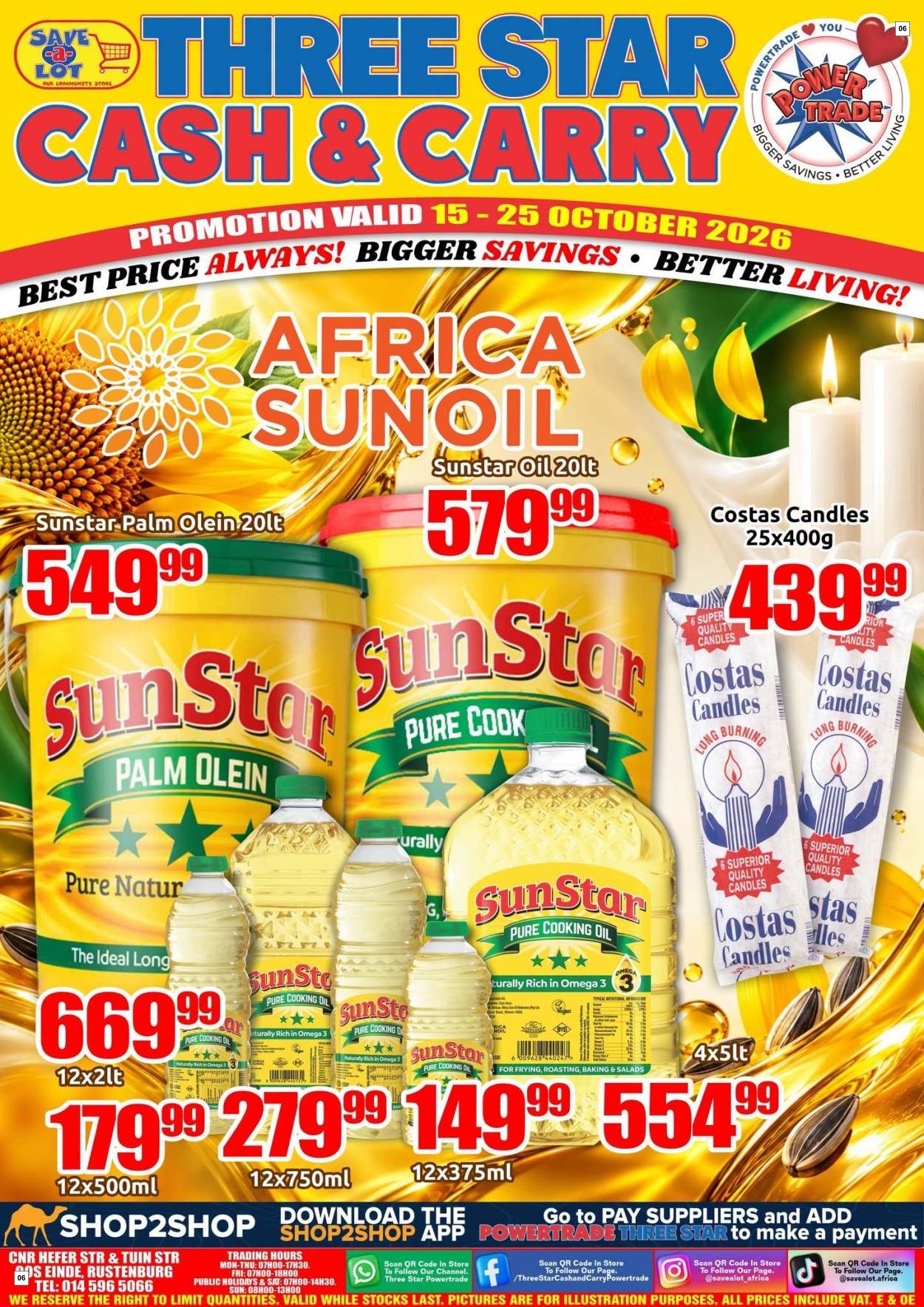 Three Star Cash And Carry Specials 15 Oct - 25 Oct - Page 6