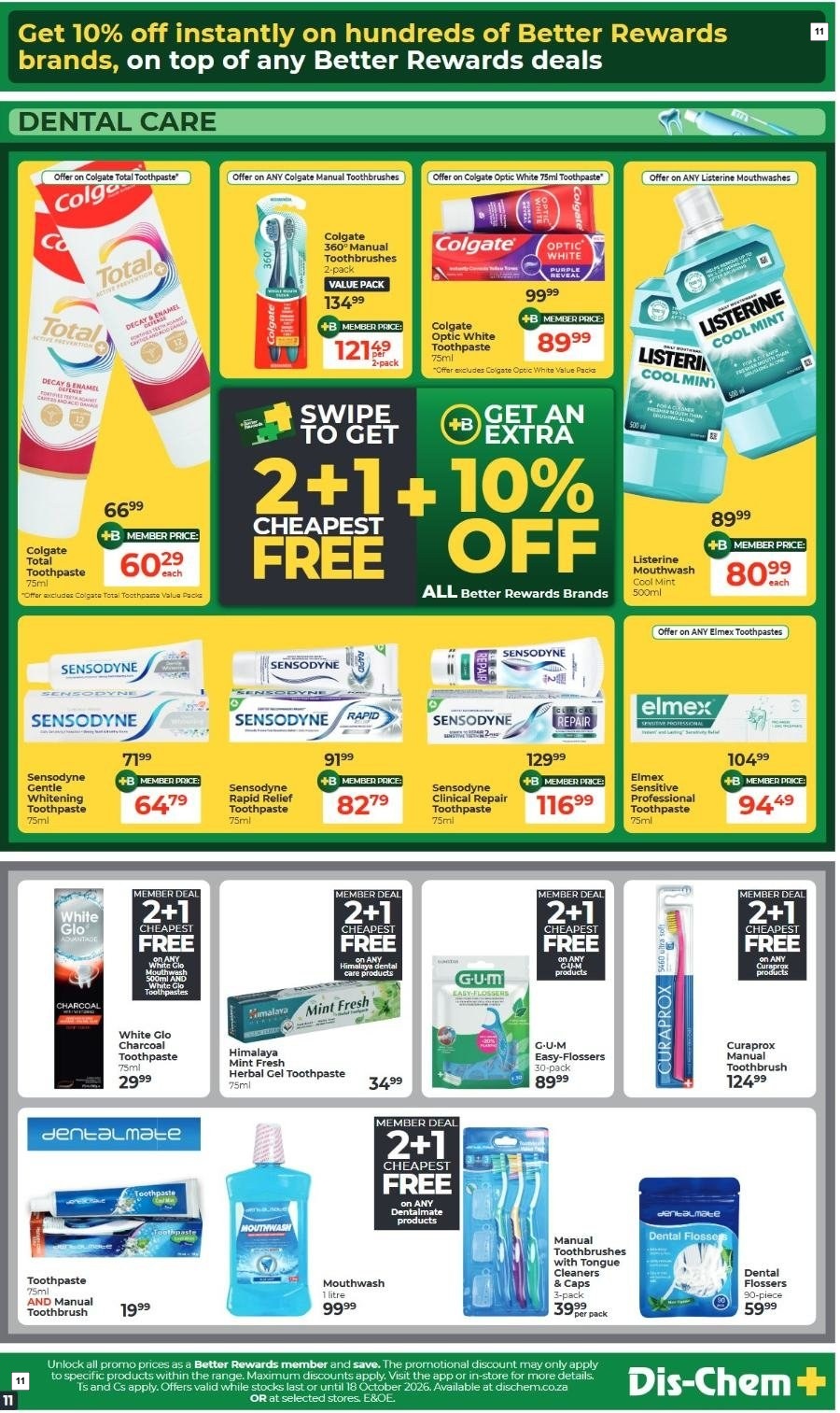 Dis-Chem Specials 15 Sept - 18 Oct - Page 11
