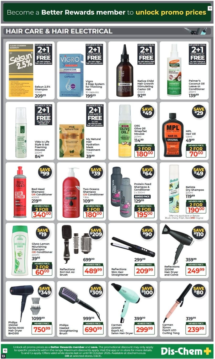 Dis-Chem Specials 15 Sept - 18 Oct - Page 13