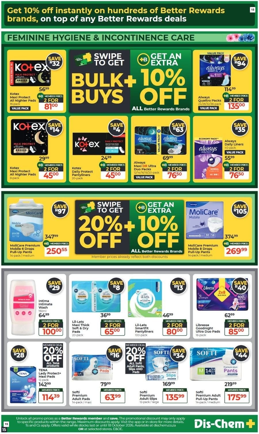 Dis-Chem Specials 15 Sept - 18 Oct - Page 15