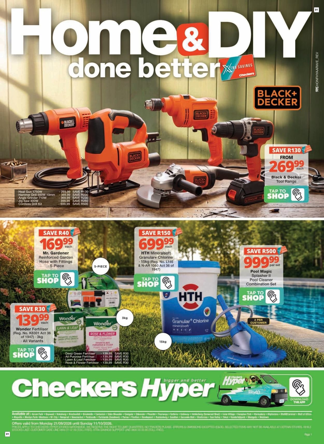 Checkers September Month-end Promotion Gauteng