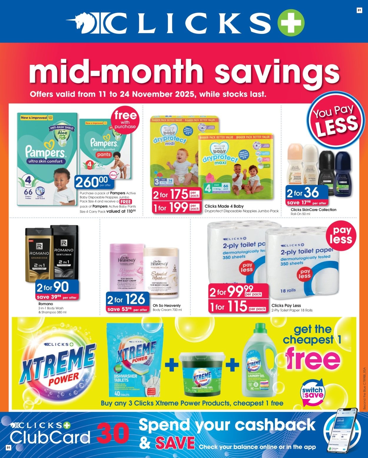 Clicks Mid-month Savings