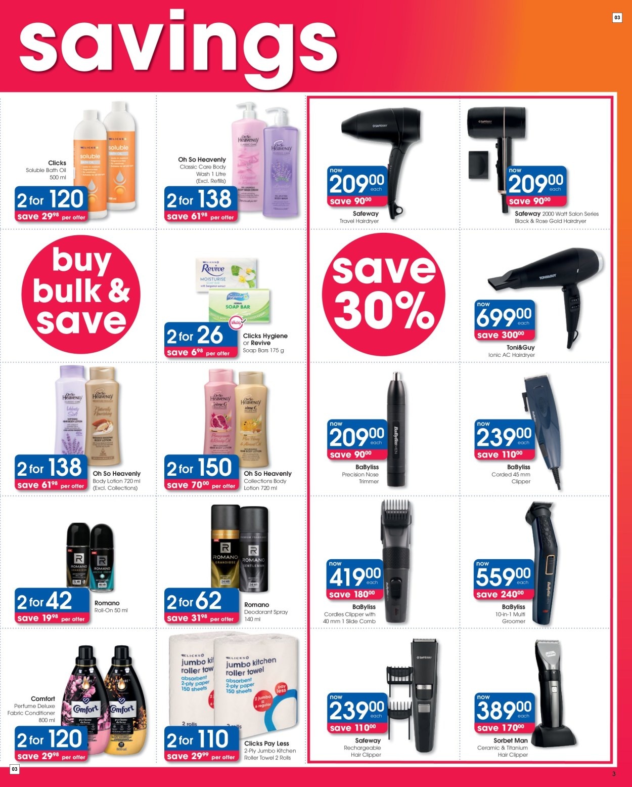 Clicks Mid-month Savings - Page 3