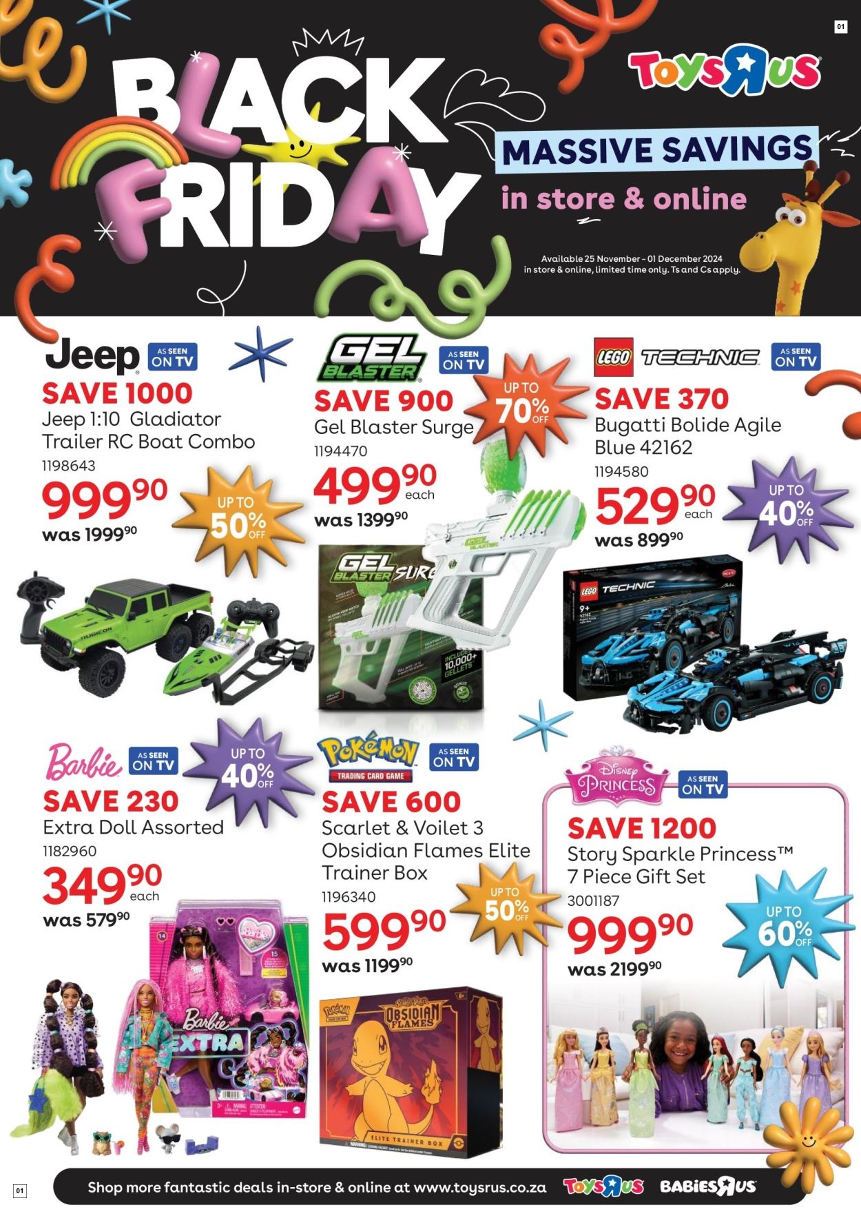 Toys R Us Specials 25 Nov - 01 Dec