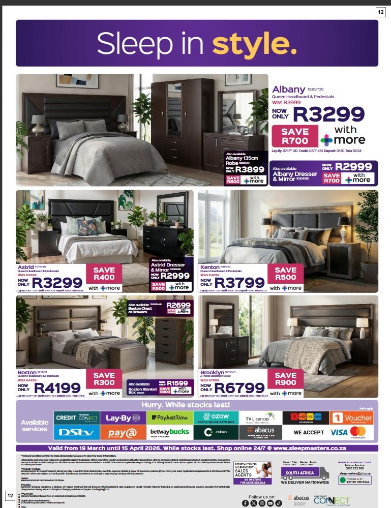 Sleepmasters Specials 19 Mar - 15 Apr - Page 12
