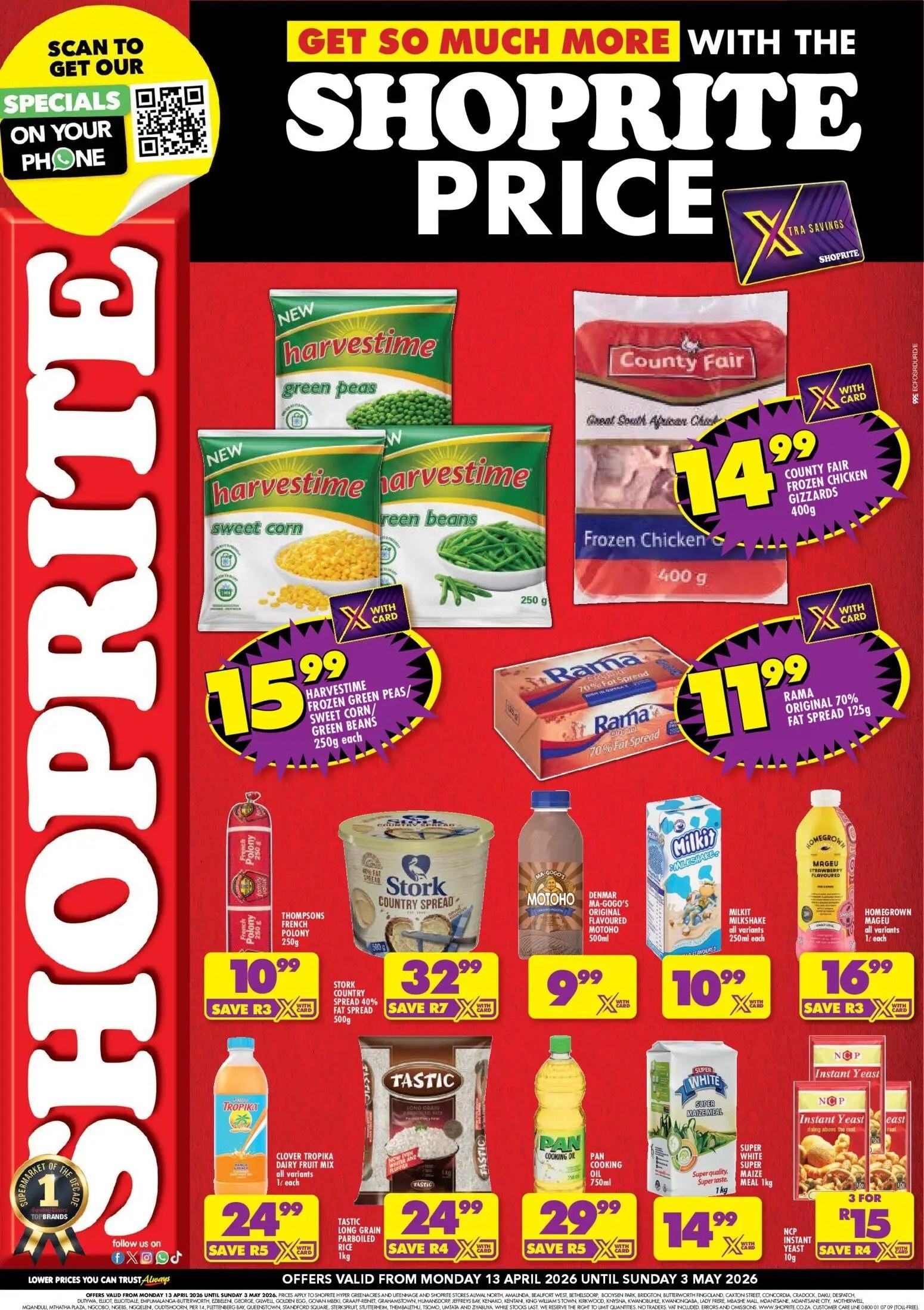 Shoprite Catalogue 24 Jul 10 Aug 3 Active Specials