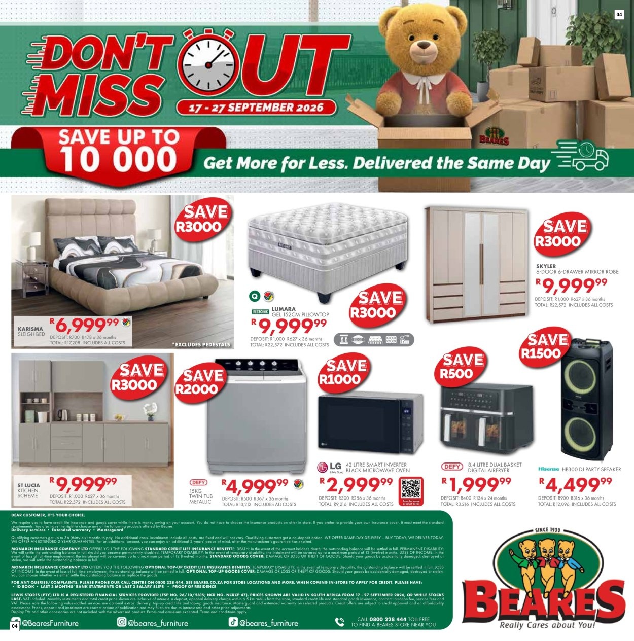 Beares Specials 17 Sept - 27 Sept - Page 4