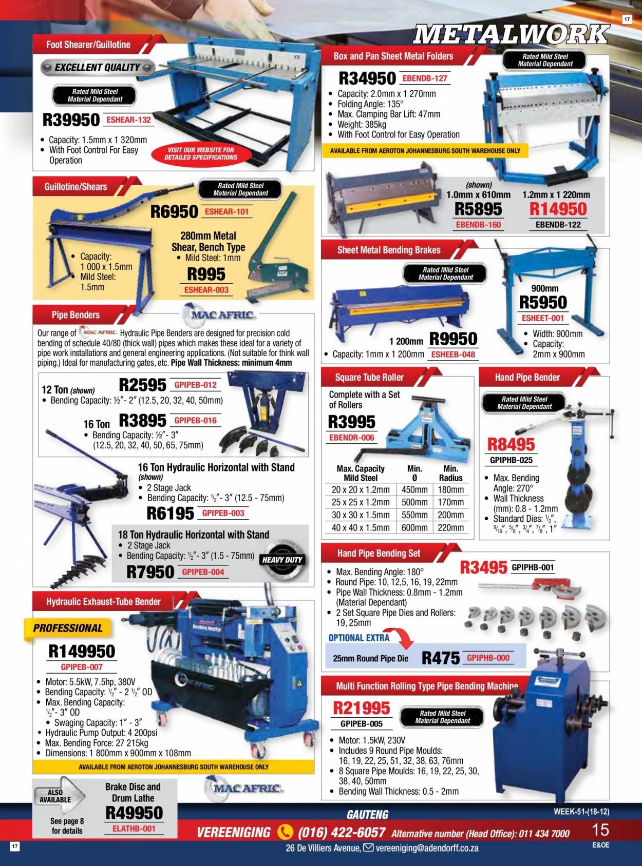 Adendorff Machinery Mart Quality Tools (En) - Page 17