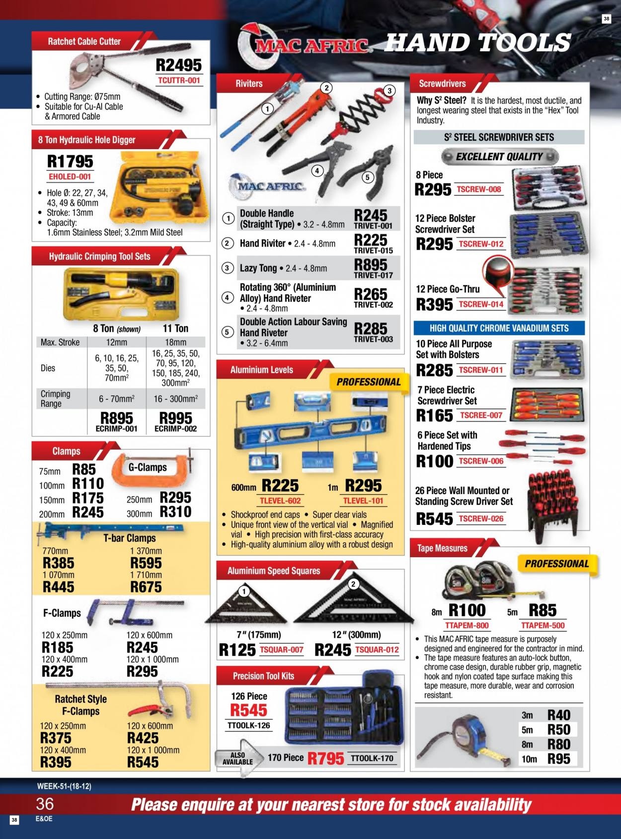 Adendorff Machinery Mart Quality Tools (En) - Page 38