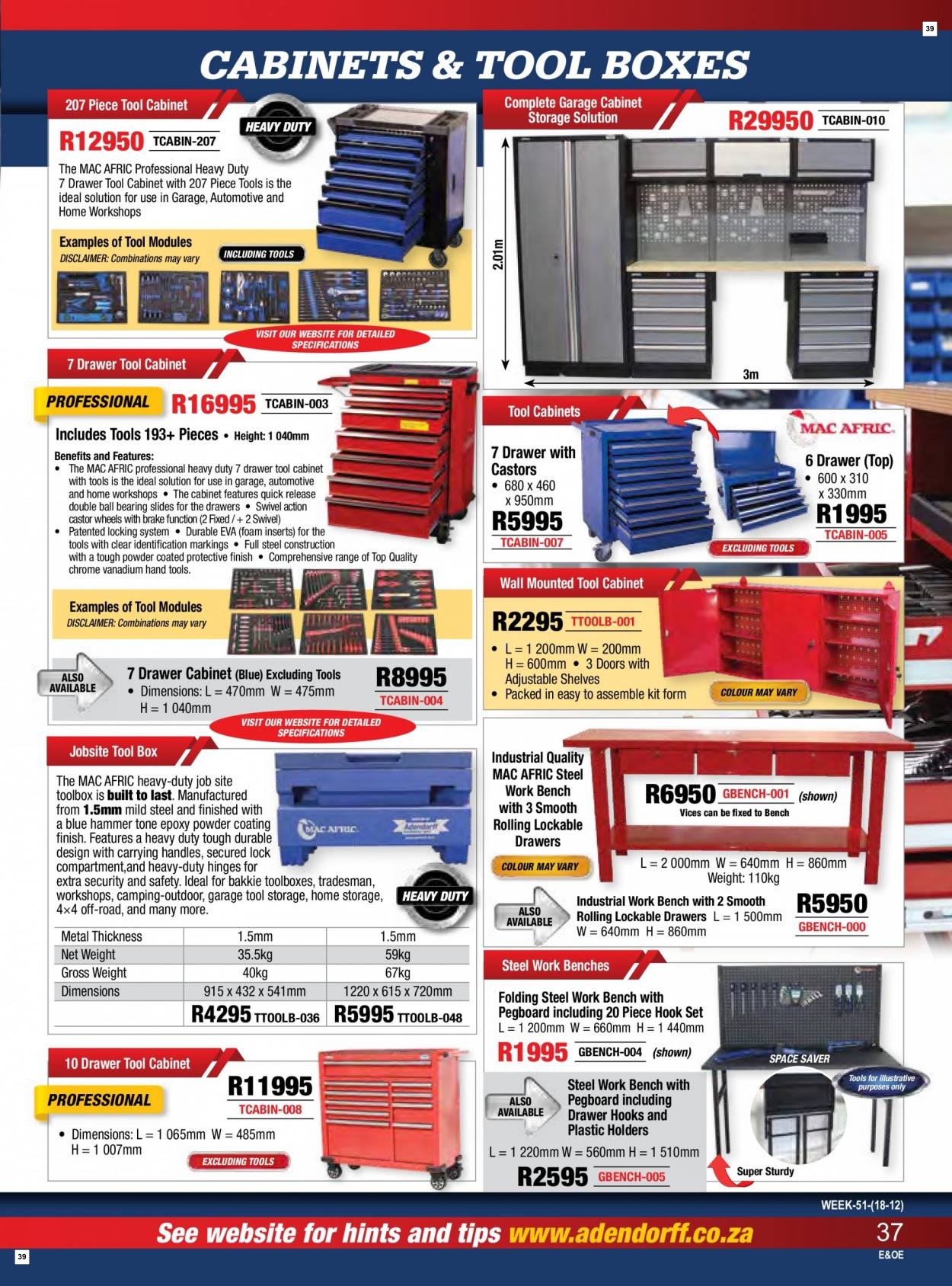 Adendorff Machinery Mart Quality Tools (En) - Page 39