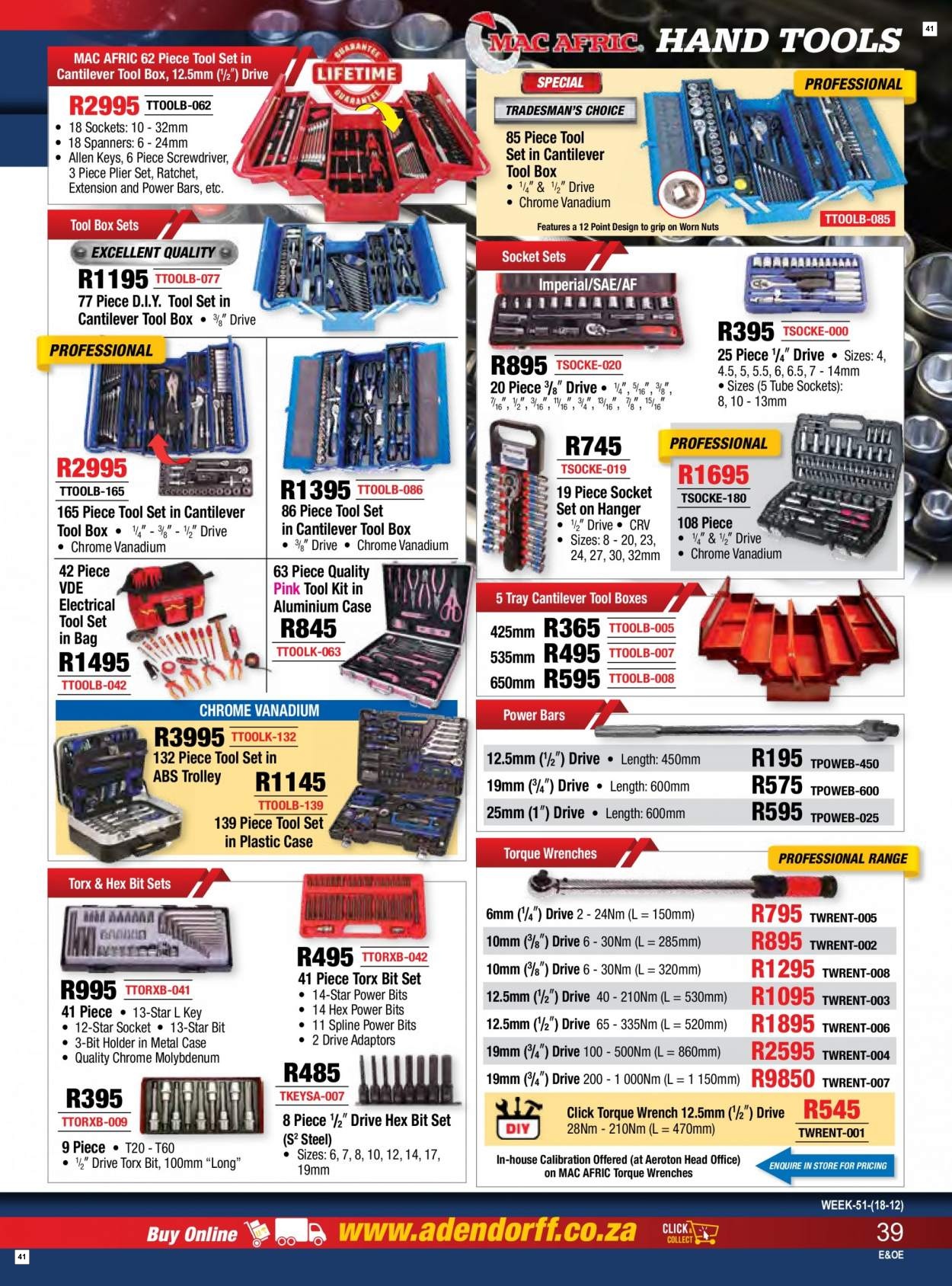 Adendorff Machinery Mart Quality Tools (En) - Page 41