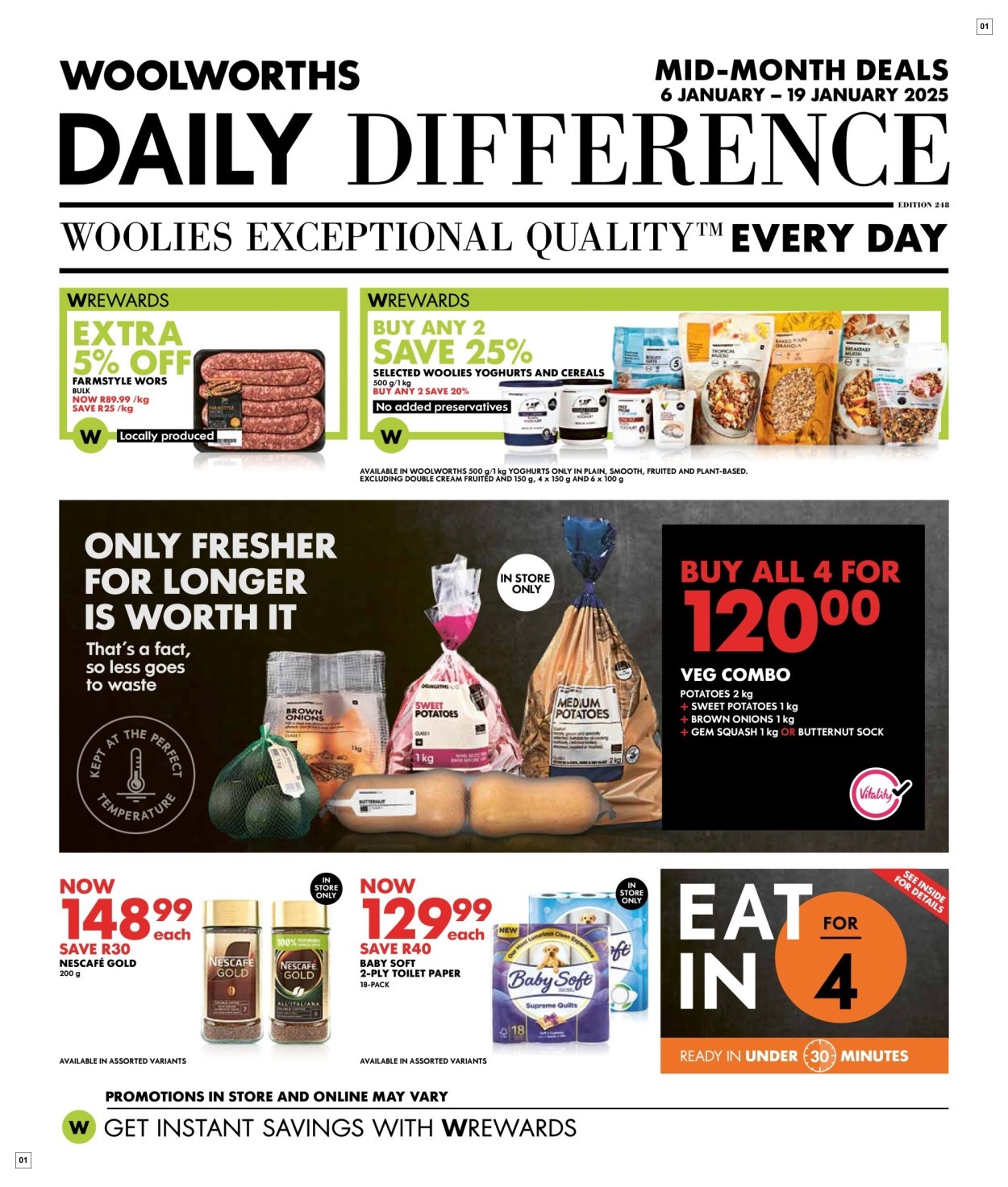 Woolworths Daily Difference