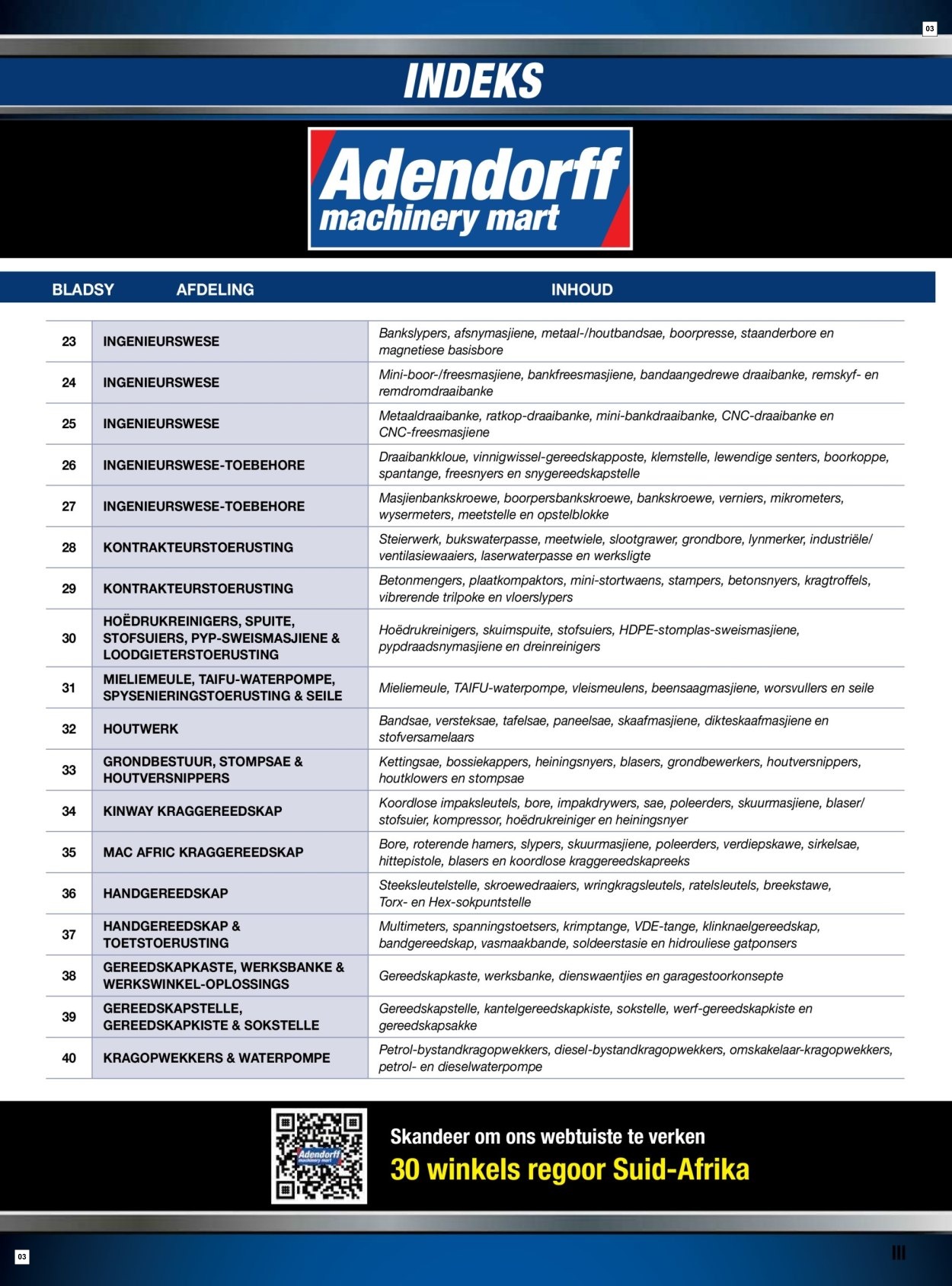 Adendorff Machinery Mart Quality Tools (En) - Page 3