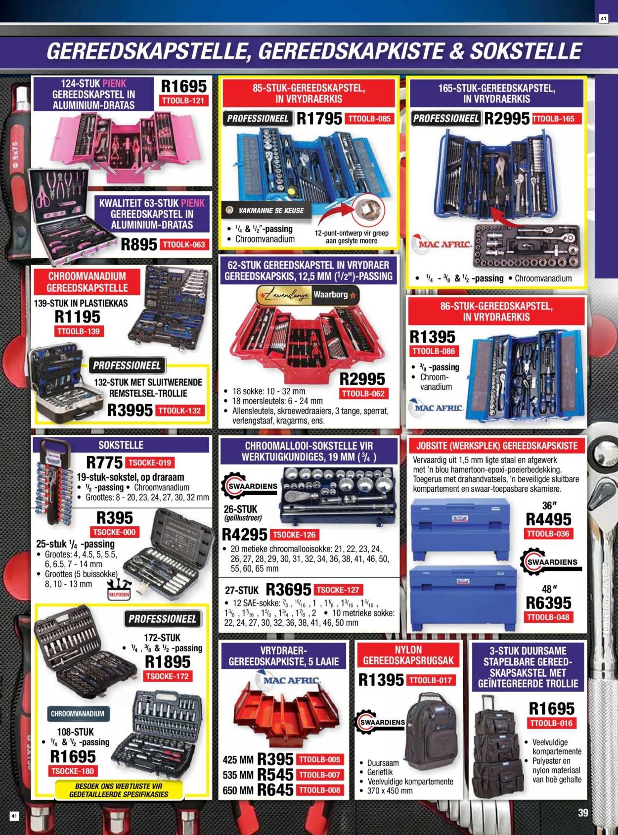 Adendorff Machinery Mart Quality Tools (En) - Page 41