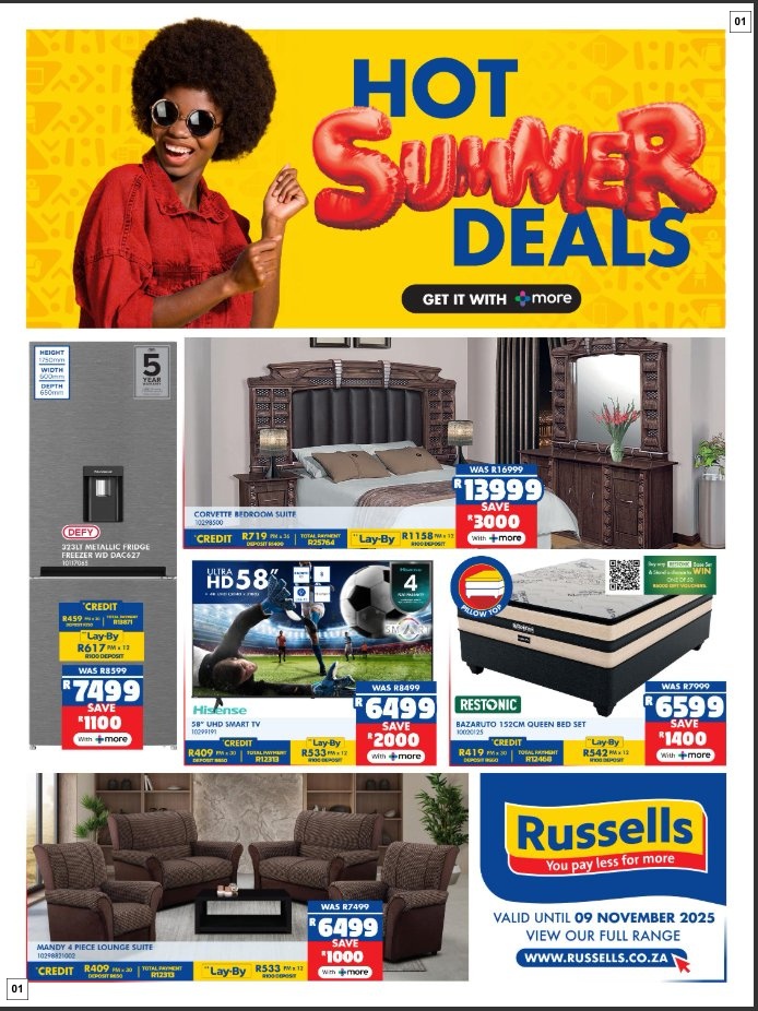 Russells Specials 15 Oct - 09 Nov