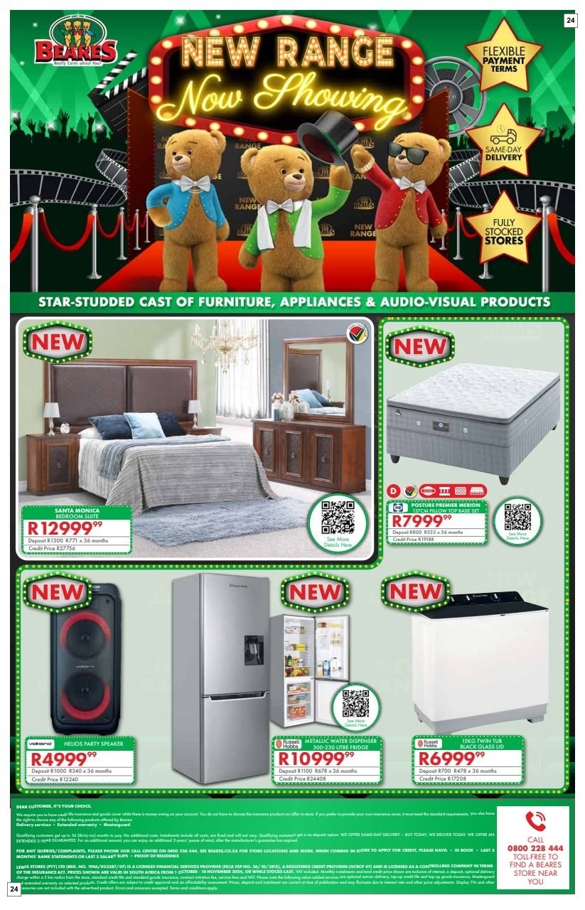 Beares Specials 01 Oct - 10 Nov - Page 24