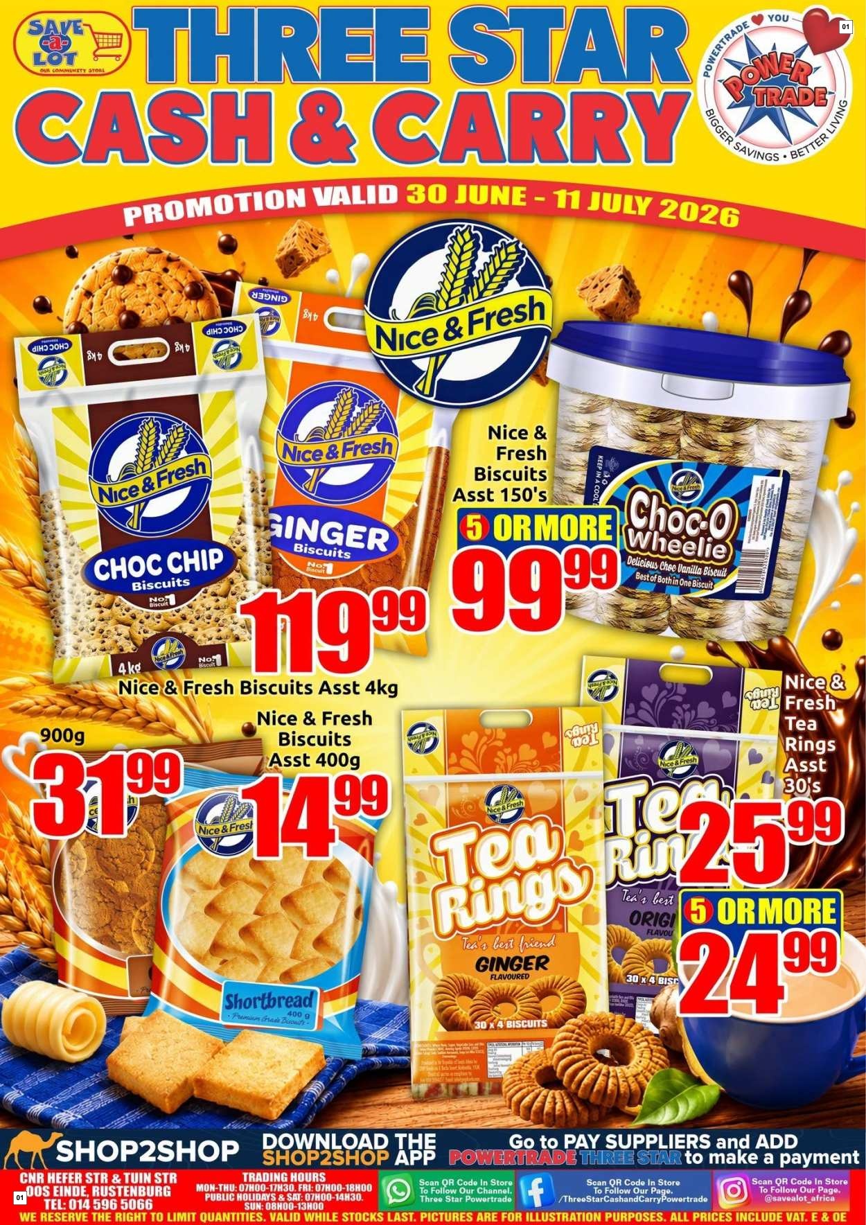Three Star Cash And Carry Specials 30 Jun - 11 Jul