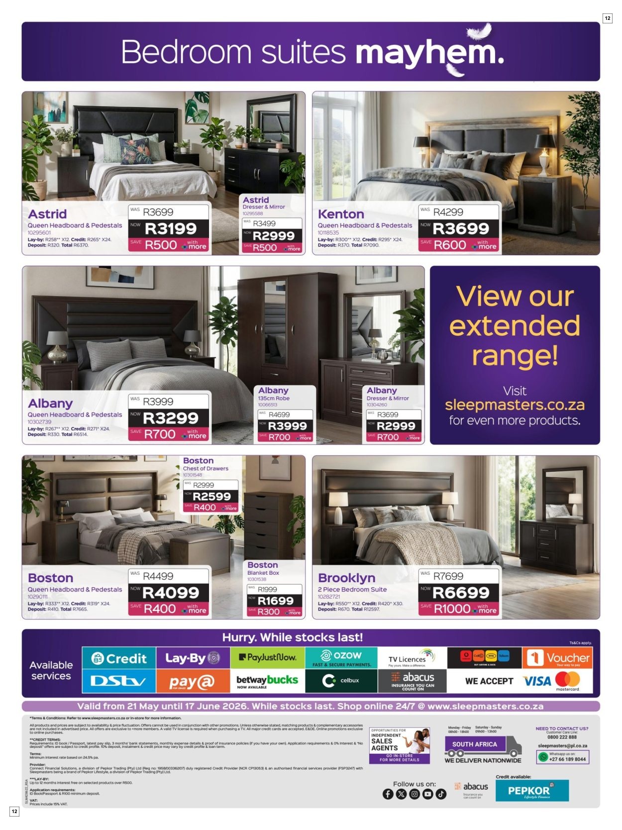 Sleepmasters Specials 21 May - 17 Jun - Page 12