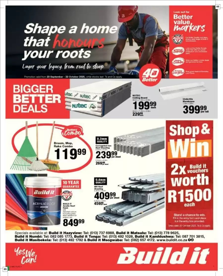 Build It Specials 23 Sept - 22 Oct - Page 5