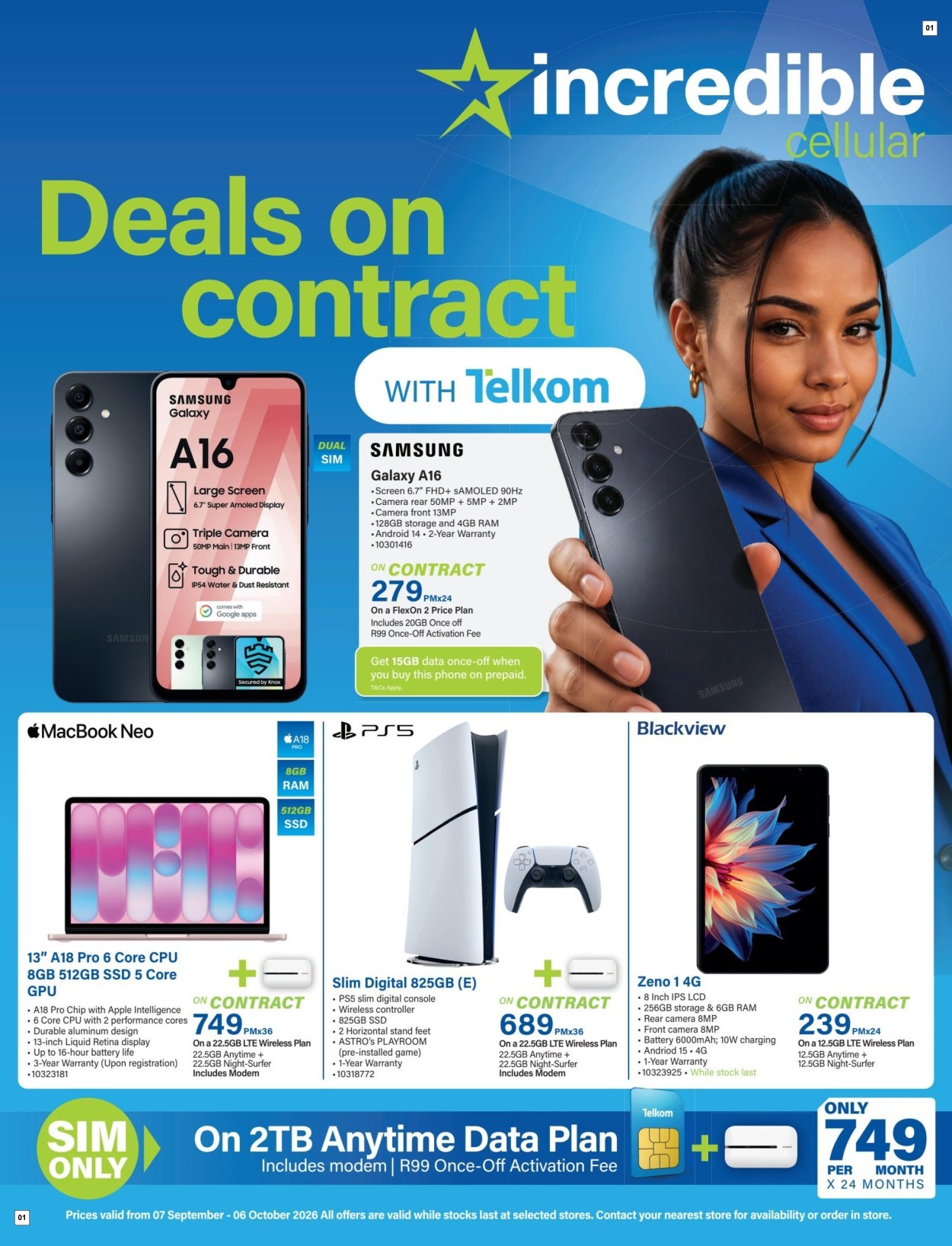 Incredible Connection Specials 07 Sept - 06 Oct