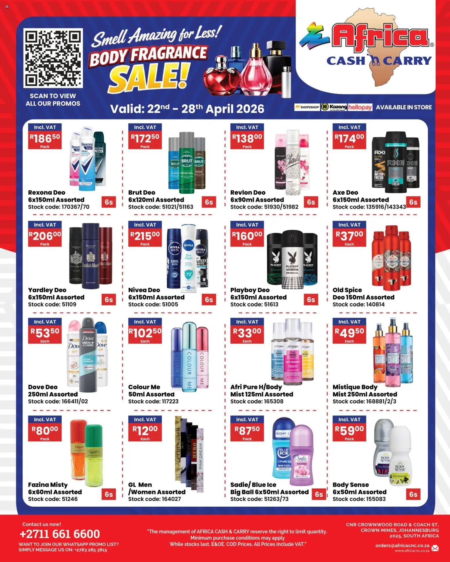 Africa Cash Carry Wednesday Promo