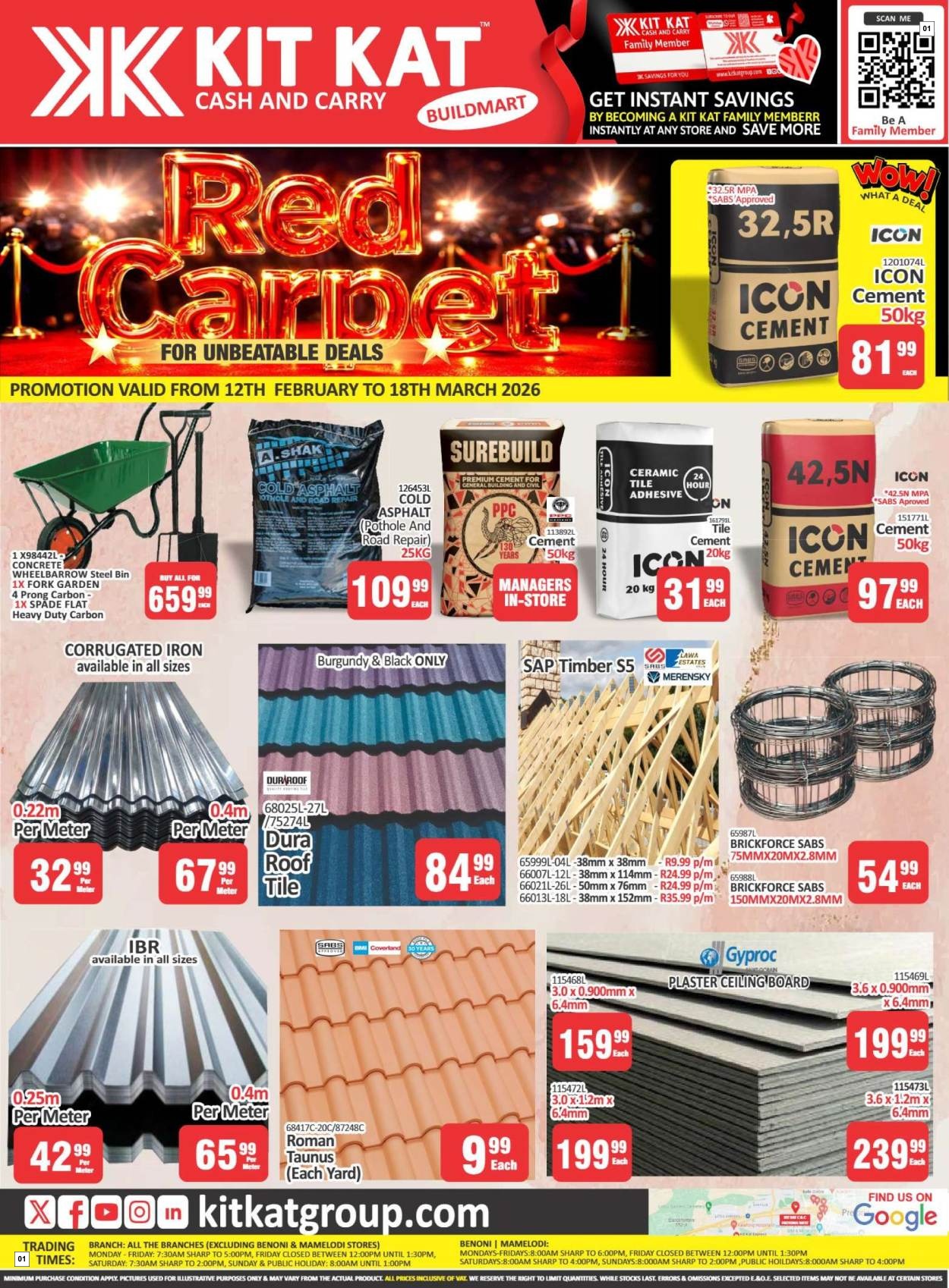 Kit Kat Cash & Carry Catalogue - Buildmart - Red Carpet Leaflet