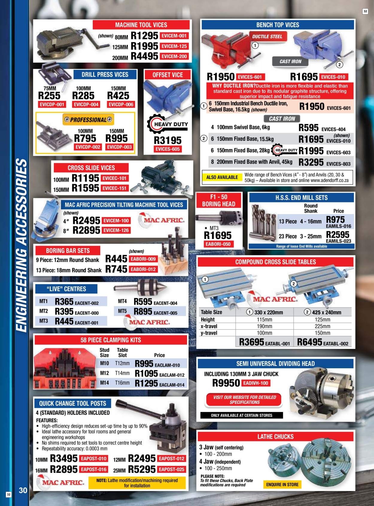 Adendorff Machinery Mart Quality Tools (En) - Page 32