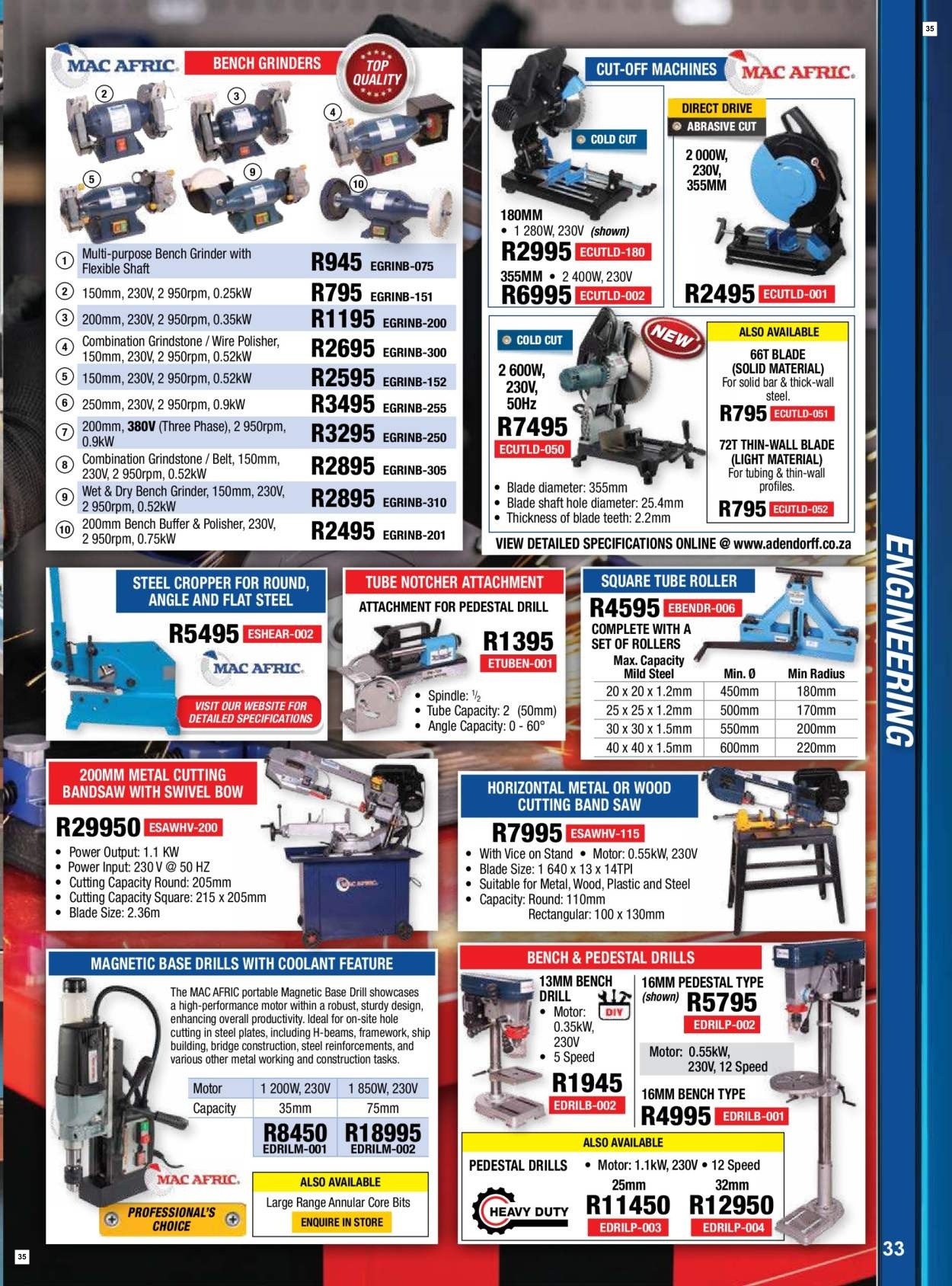 Adendorff Machinery Mart Quality Tools (En) - Page 35