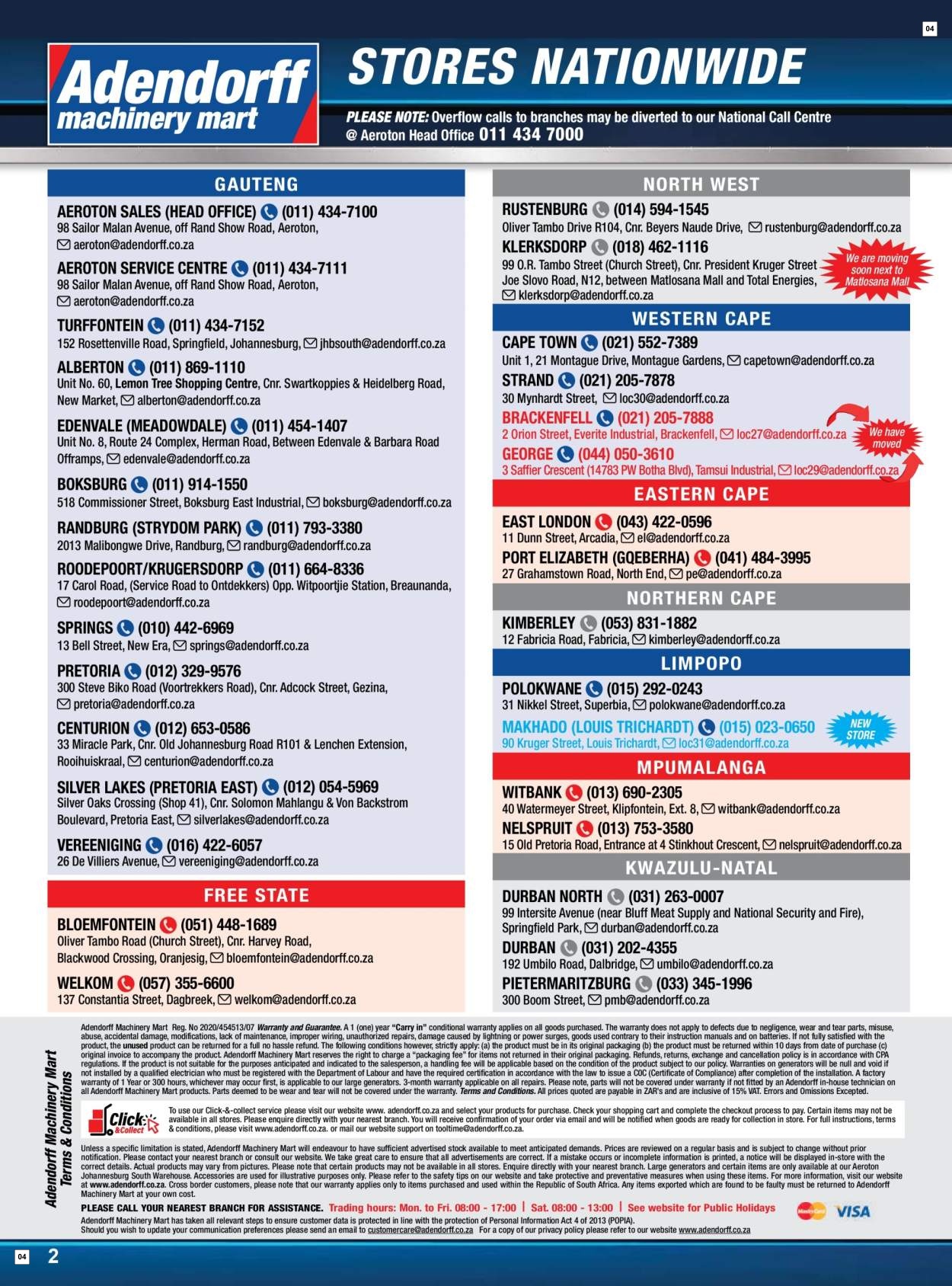 Adendorff Machinery Mart Quality Tools (En) - Page 4
