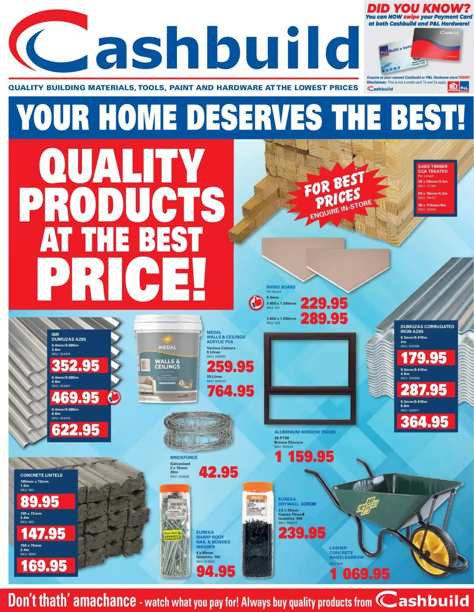 Cashbuild Eastern Cape Catalogue