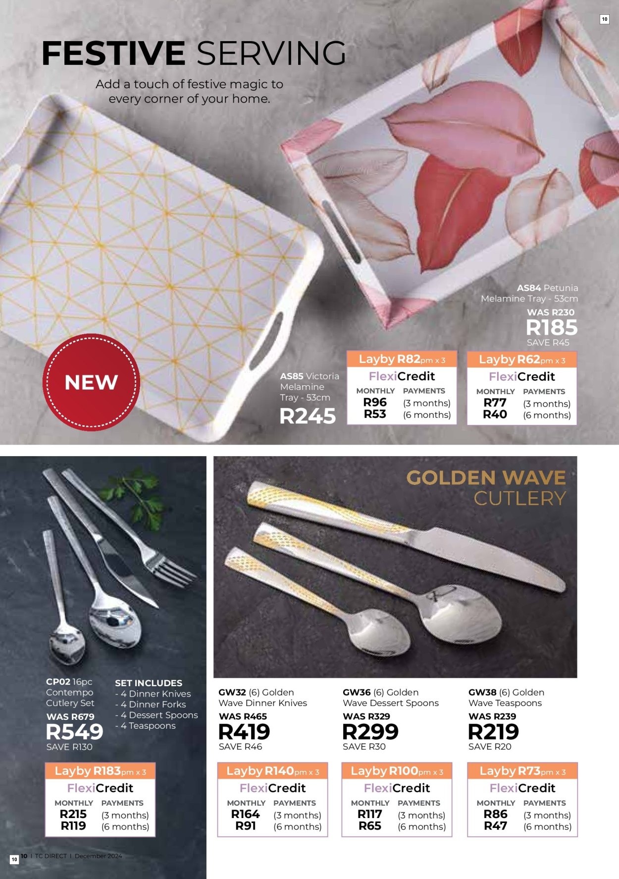 Table Charm Direct Specials 01 Dec - 31 Dec - Page 10