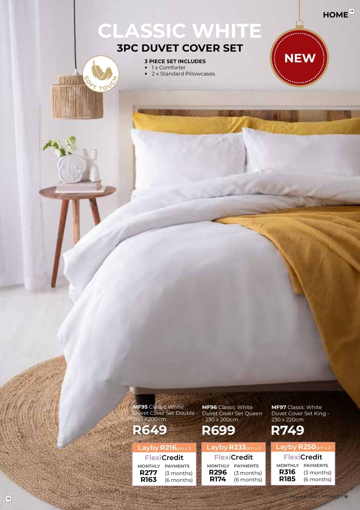 Table Charm Direct Specials 01 Dec - 31 Dec - Page 15