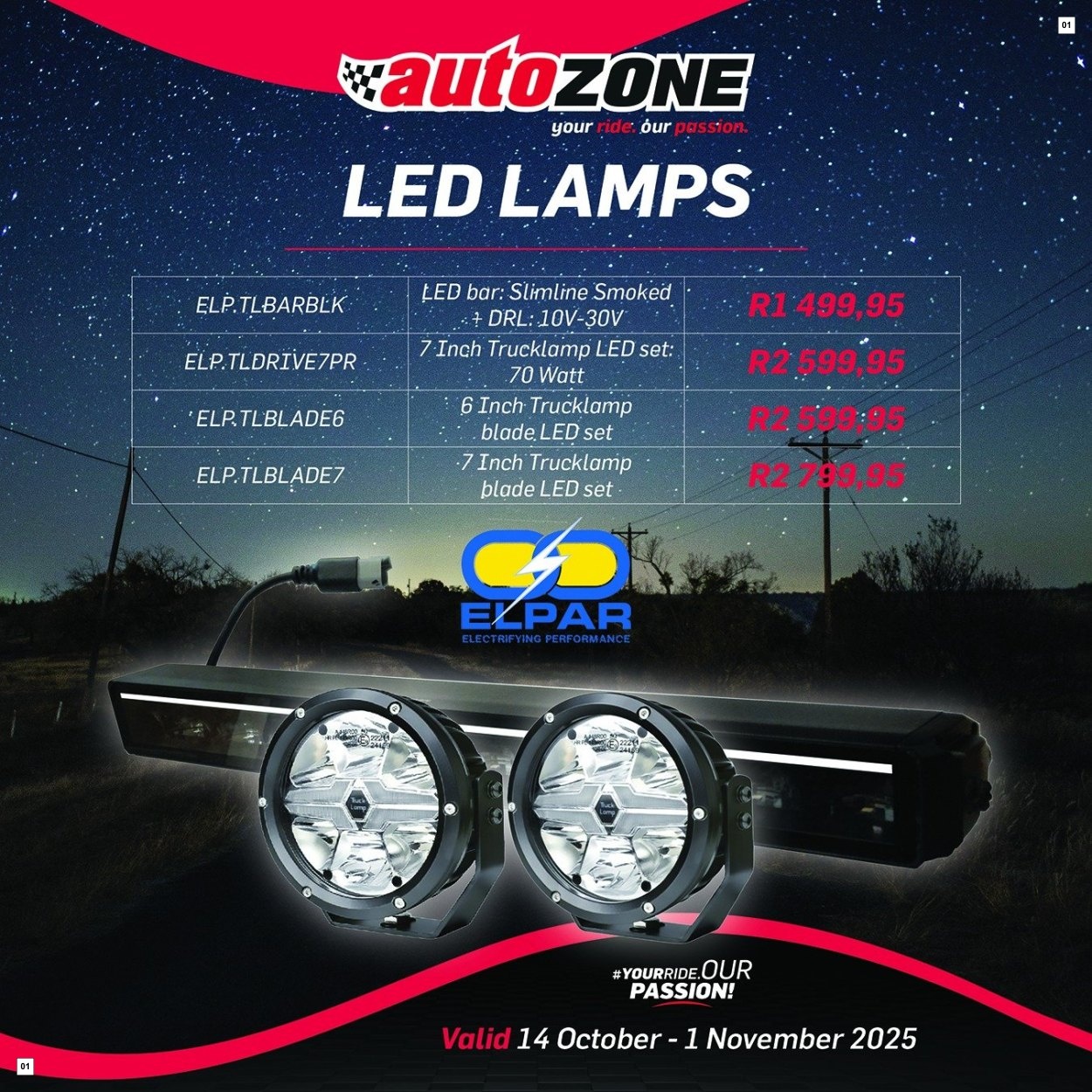 Autozone Specials 14 Oct - 01 Nov