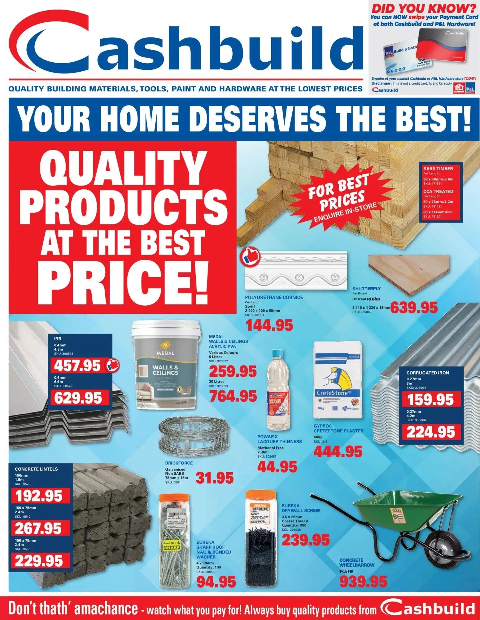 Cashbuild Western Cape Catalogue