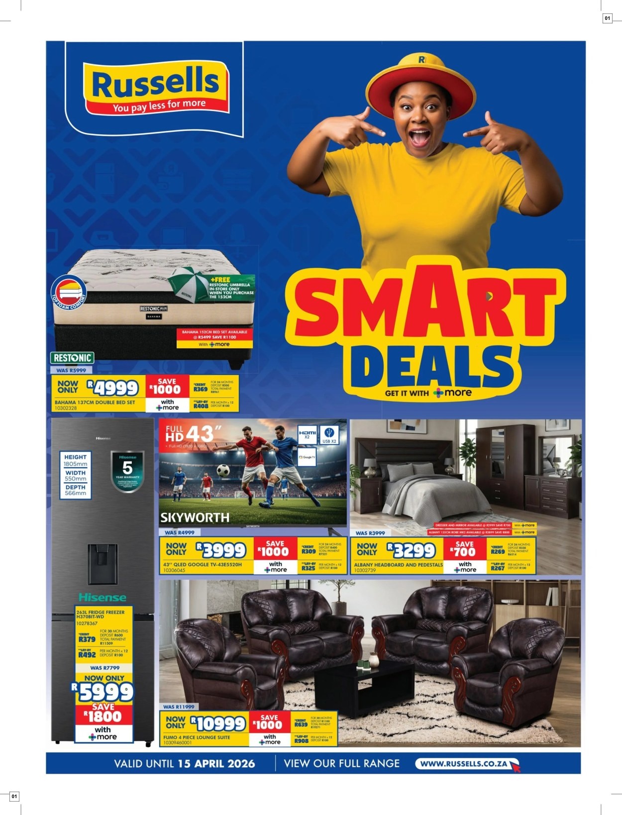 Russells Specials 19 Mar - 15 Apr