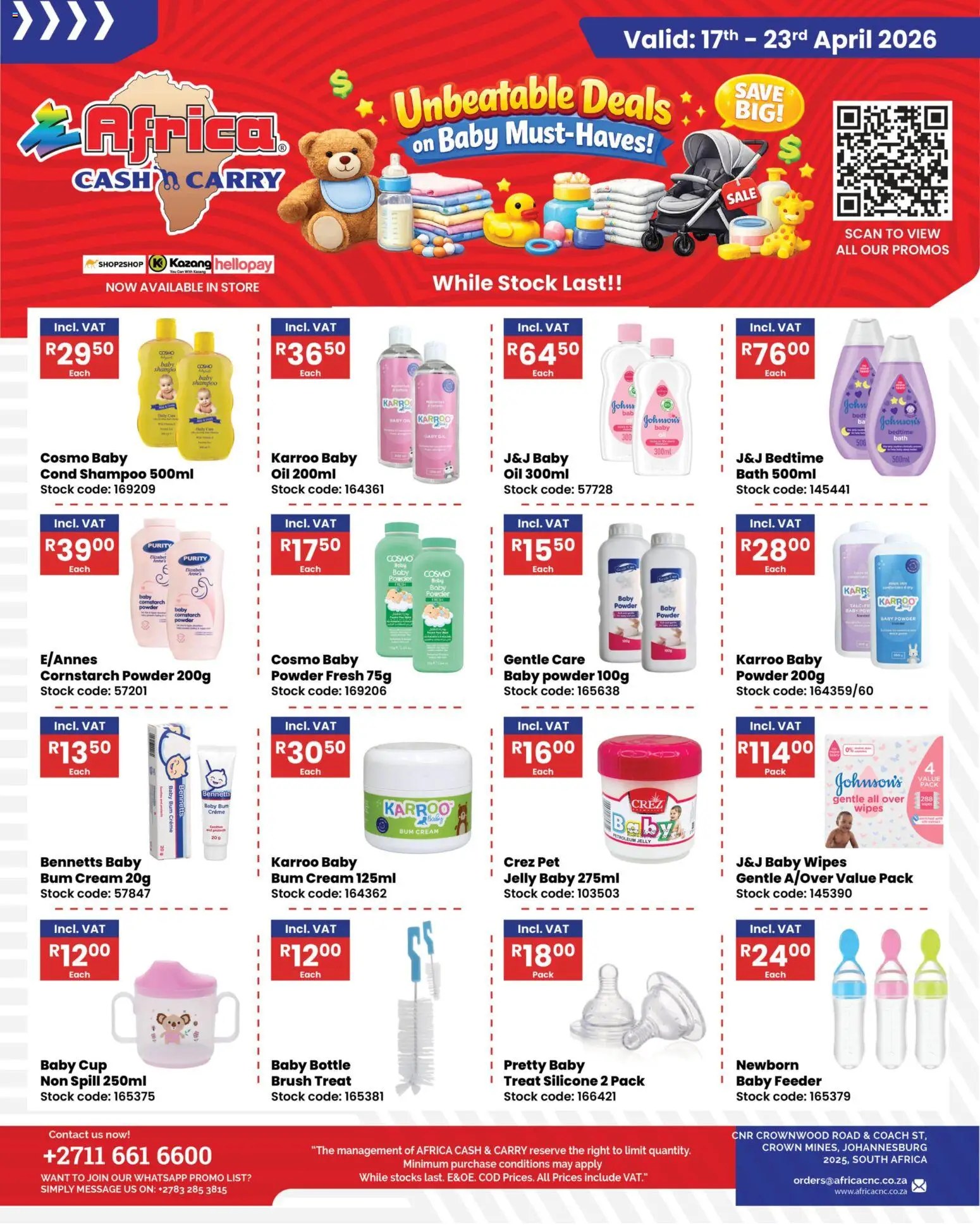 Africa Cash Carry Friday Promo