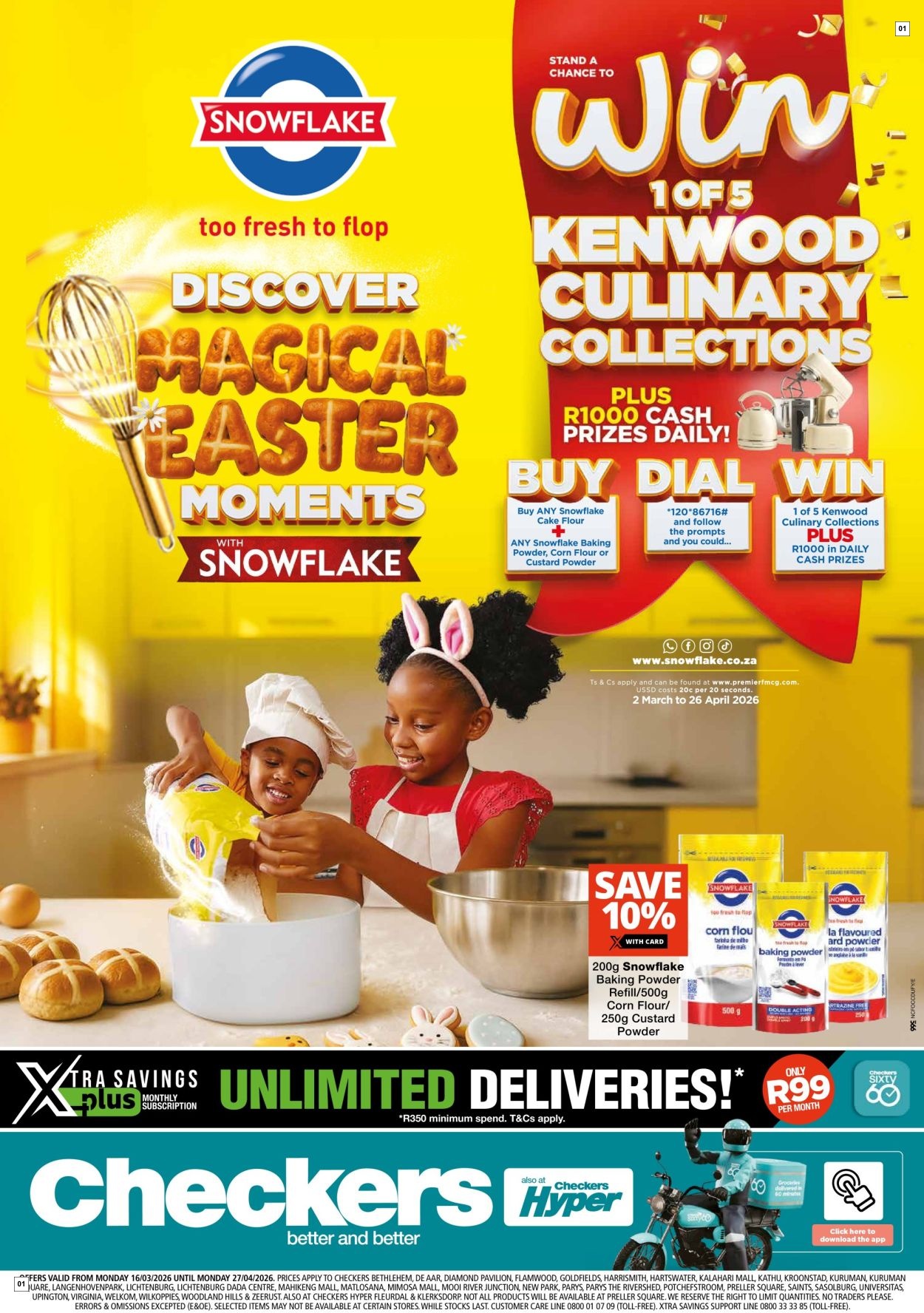 Checkers April Month-end Promotion