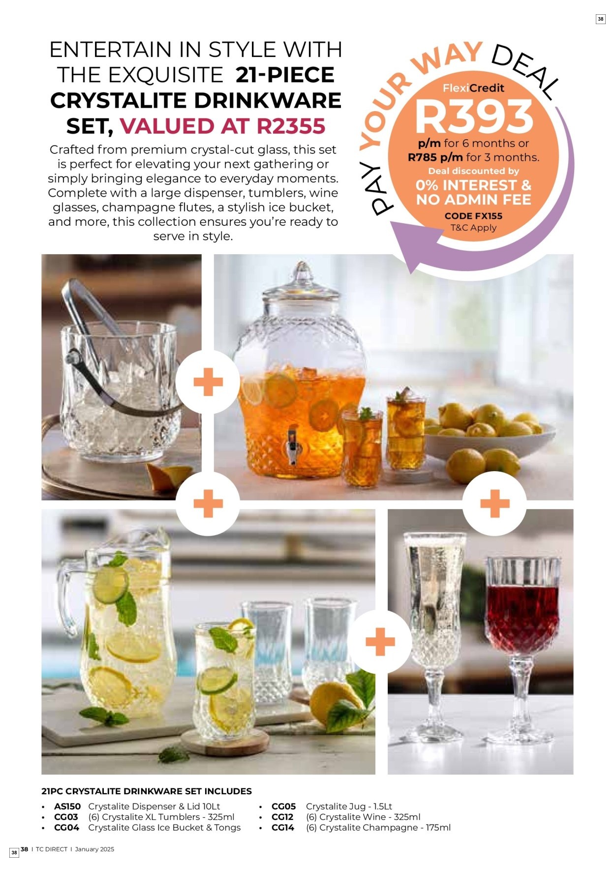 Table Charm Direct Specials 01 Jan - 31 Jan - Page 38