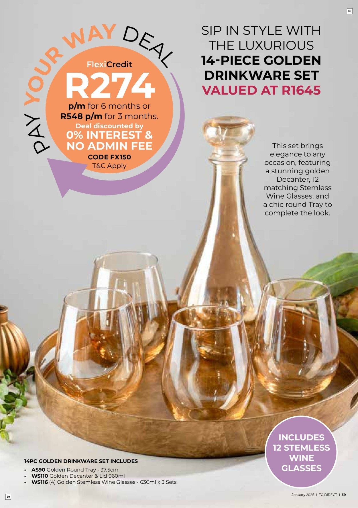 Table Charm Direct Specials 01 Jan - 31 Jan - Page 39