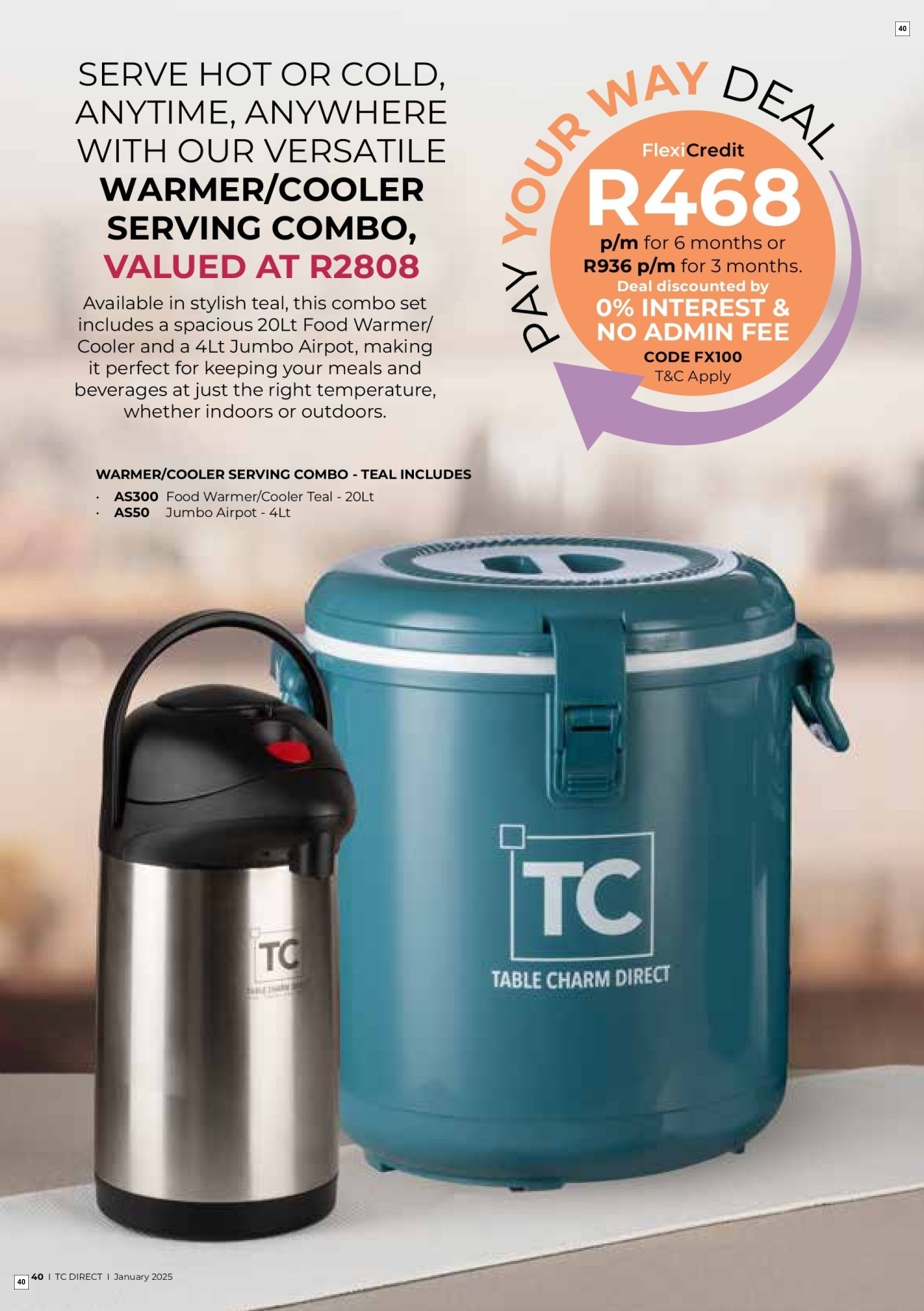 Table Charm Direct Specials 01 Jan - 31 Jan - Page 40