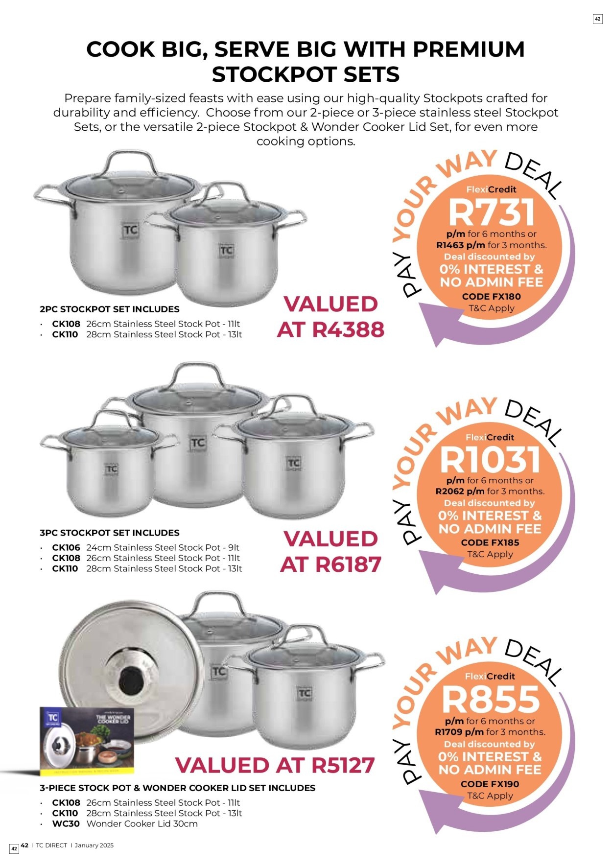 Table Charm Direct Specials 01 Jan - 31 Jan - Page 42